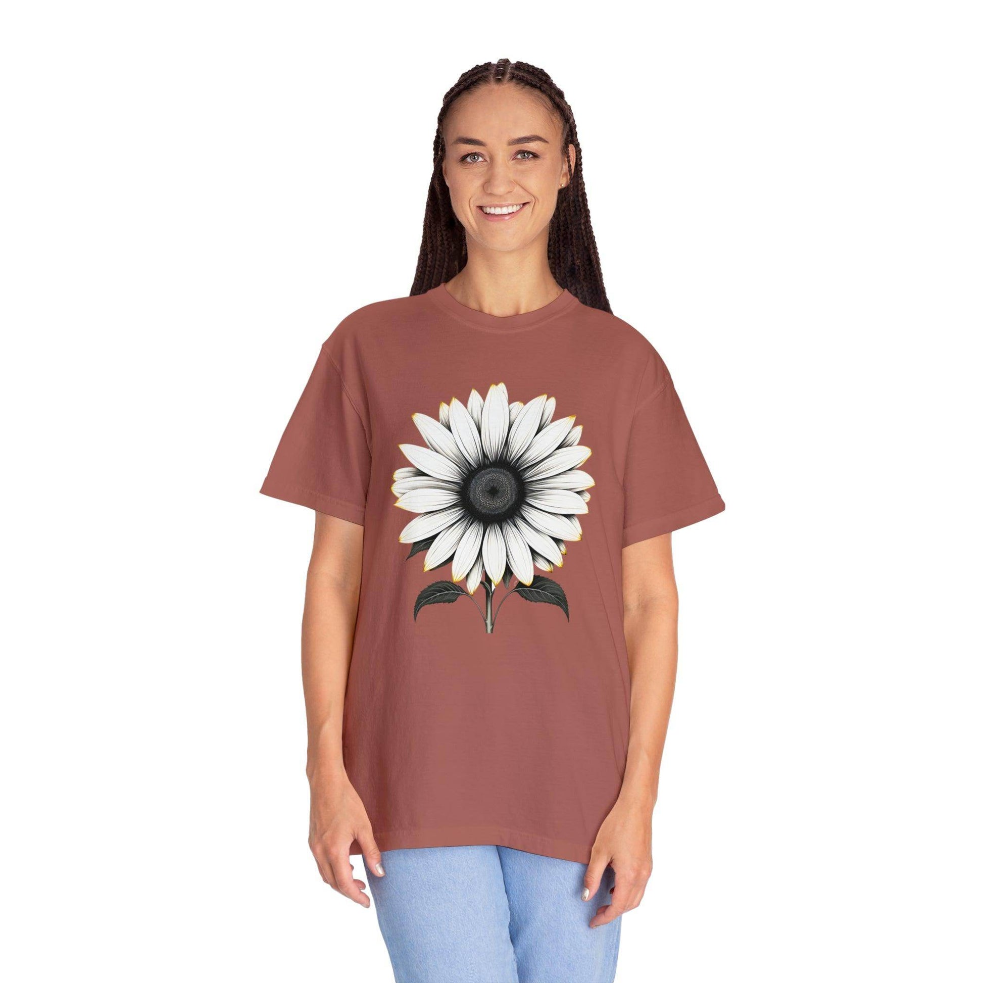 Sunflower Shirt Flower Shirt Aesthetic, Floral Graphic Tee Floral Shirt Flower T-shirt, Wild Flower Shirt Gift For Her Wildflower T-shirt - Giftsmojo
