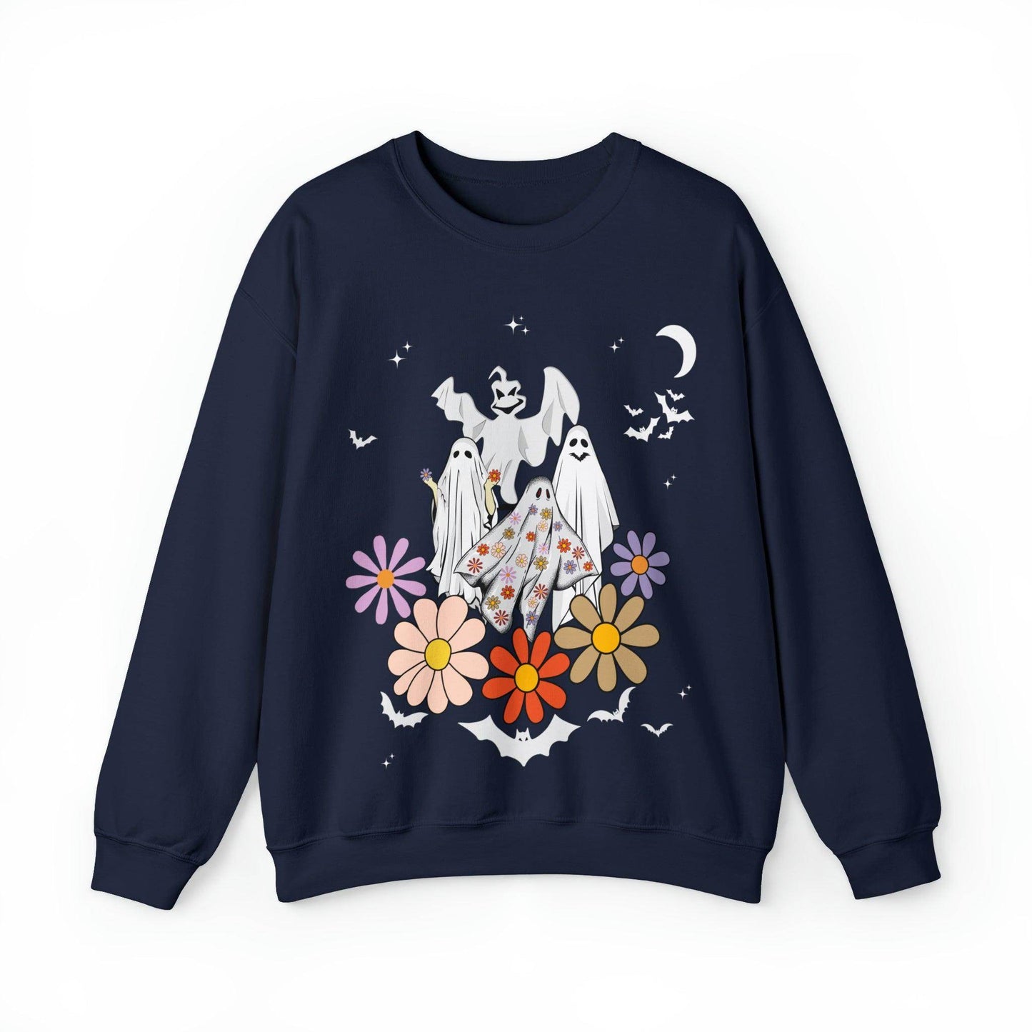 Retro Floral Ghost Halloween Costume: Timeless Elegance and Spooky Thrills - Giftsmojo
