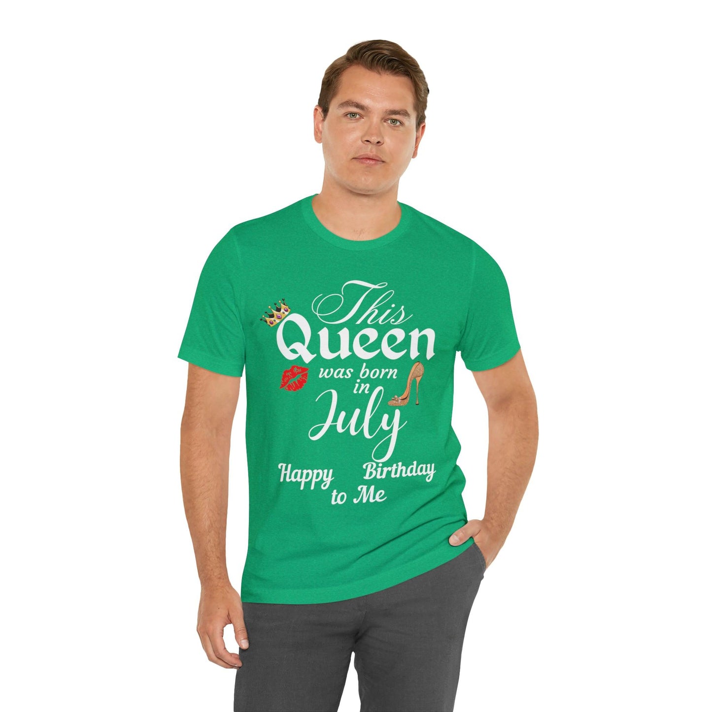 Birthday Queen Shirt, Gift for Birthday, This Queen was born in July Shirt, Funny Queen Shirt, Funny Birthday Shirt, Birthday Gift - Giftsmojo