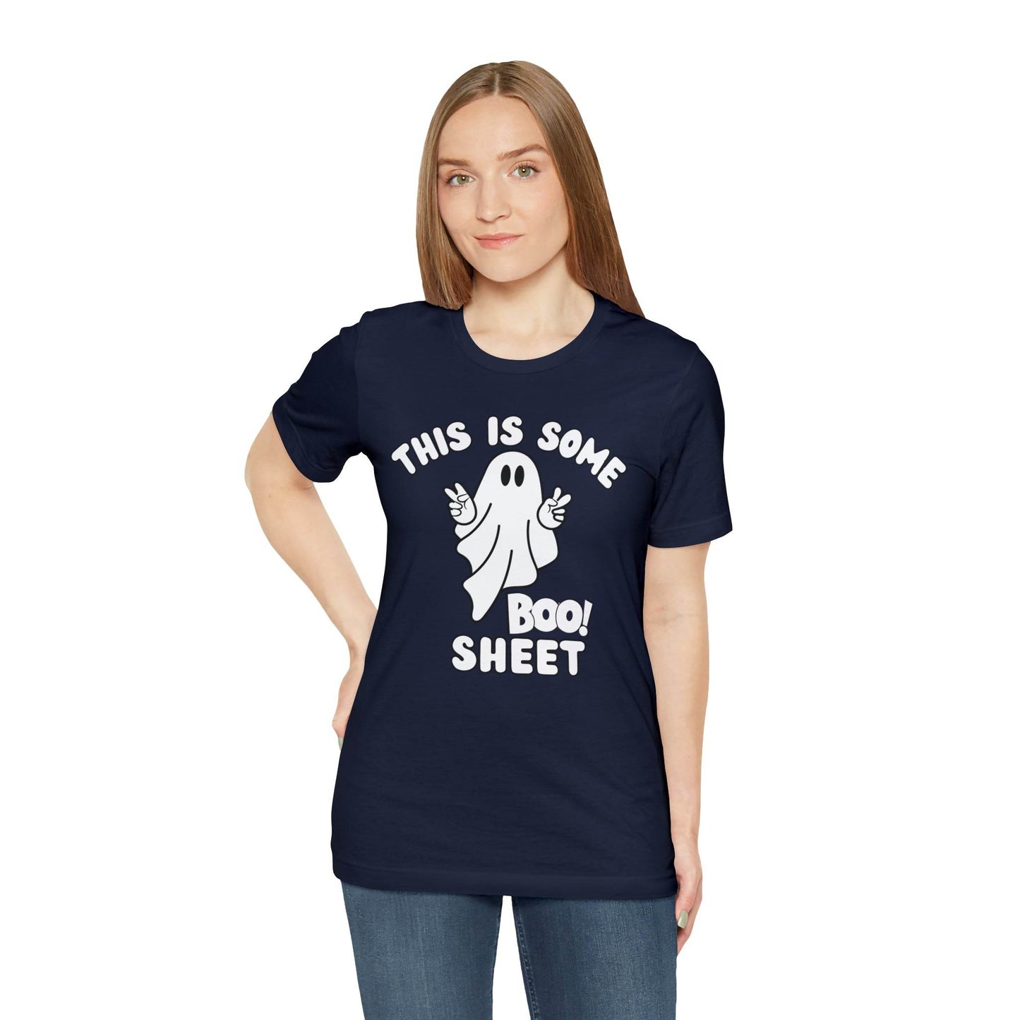This Is Some Boo Sheet Funny Halloween Shirt Funny Halloween Costume Spooky Season Tee Funny Gift Shirt for Birthday Christmas Anniversary - Giftsmojo