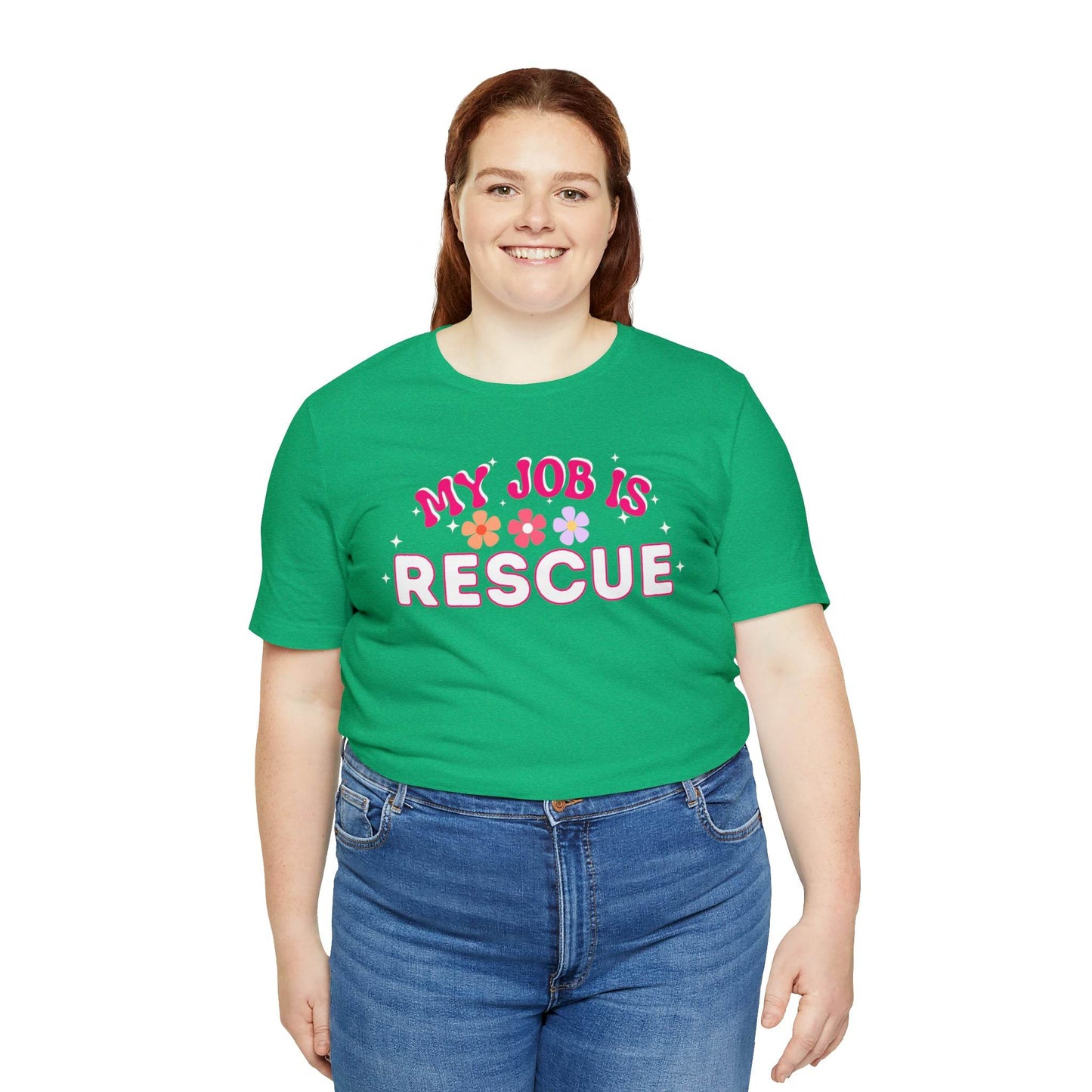 My Job is Rescue Shirt Firefighter Shirt Coast Guard Shirt Paramedic, Lifeguard, - Giftsmojo