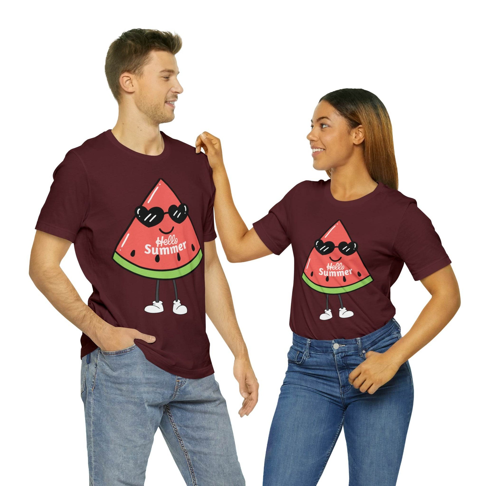 Funny Hello Summer Shirt, Water Mellon shirt, Summer shirts for women and men - Giftsmojo