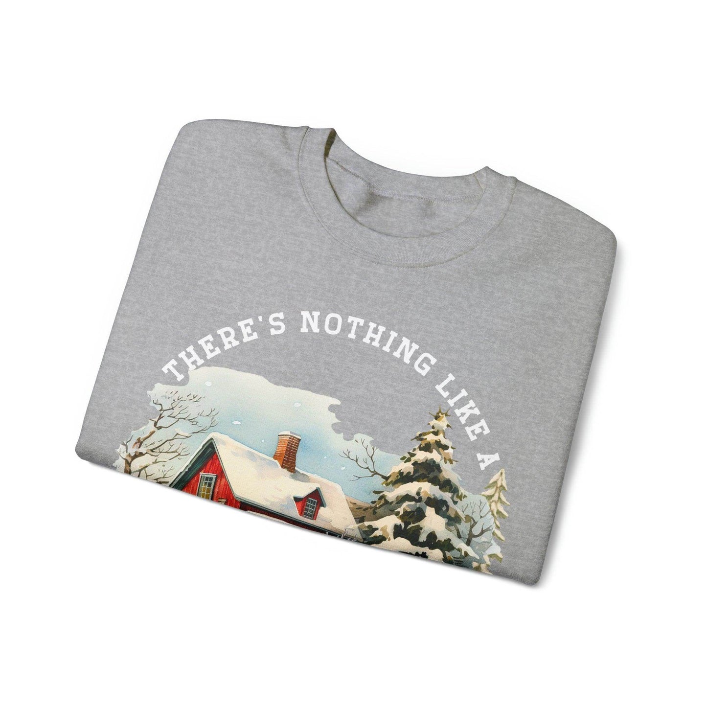 There's Nothing Like A Small Town Christmas Sweatshirt Christmas on The Farm Sweatshirt Mooey Christmas Farm Sweatshirt Christmas Sweater Trendy Christmas Shirt Farmers - Giftsmojo