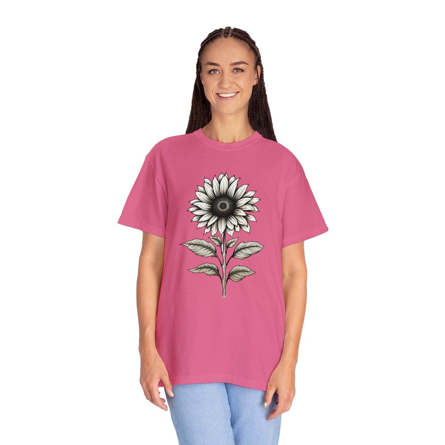 Sunflower Shirt Flower Shirt Aesthetic, Floral Graphic Tee Floral Shirt Flower T-shirt, Gift For Her Women Wildflower Shirt - Giftsmojo