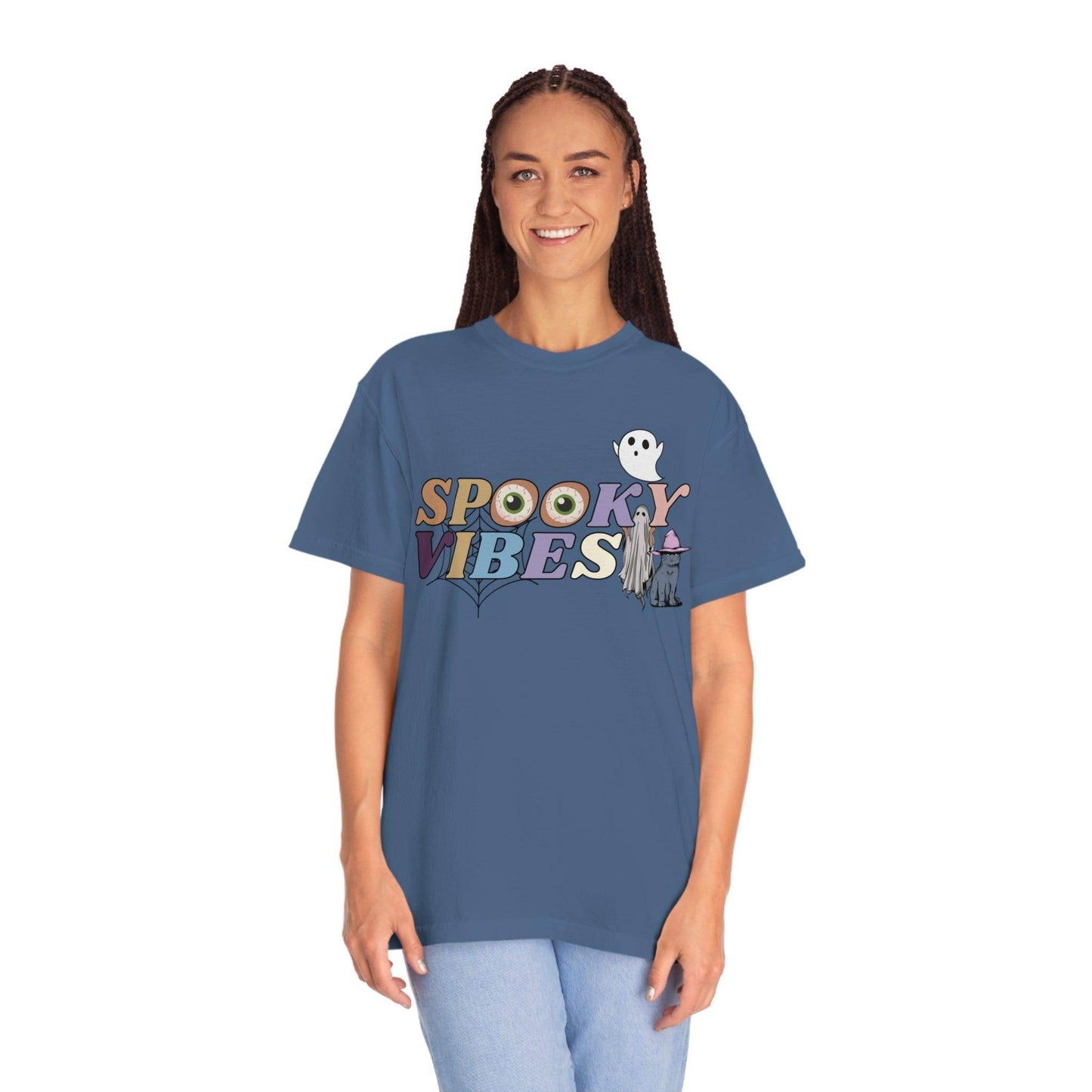 Retro Halloween Tshirt, Spooky Vibes Shirt, Vintage Shirt Halloween Shirt - Giftsmojo