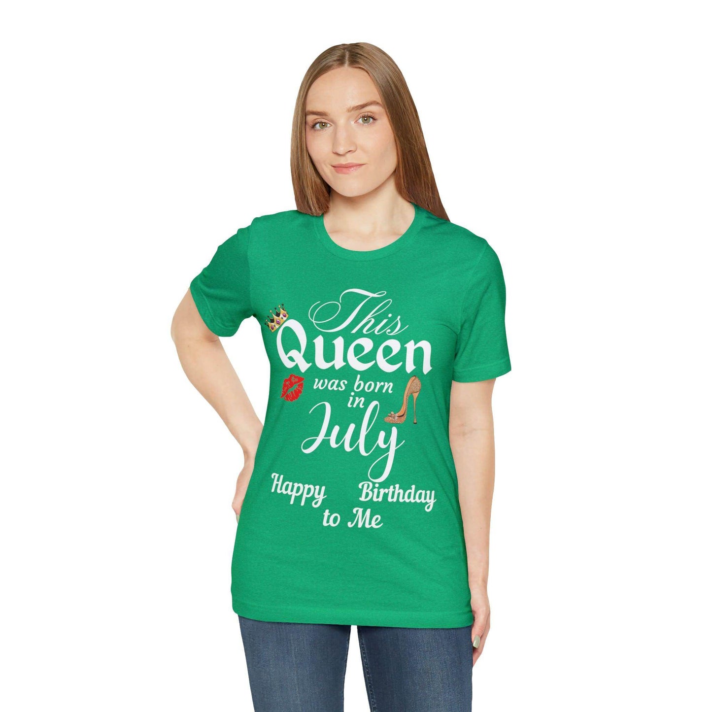 Birthday Queen Shirt, Gift for Birthday, This Queen was born in July Shirt, Funny Queen Shirt, Funny Birthday Shirt, Birthday Gift - Giftsmojo