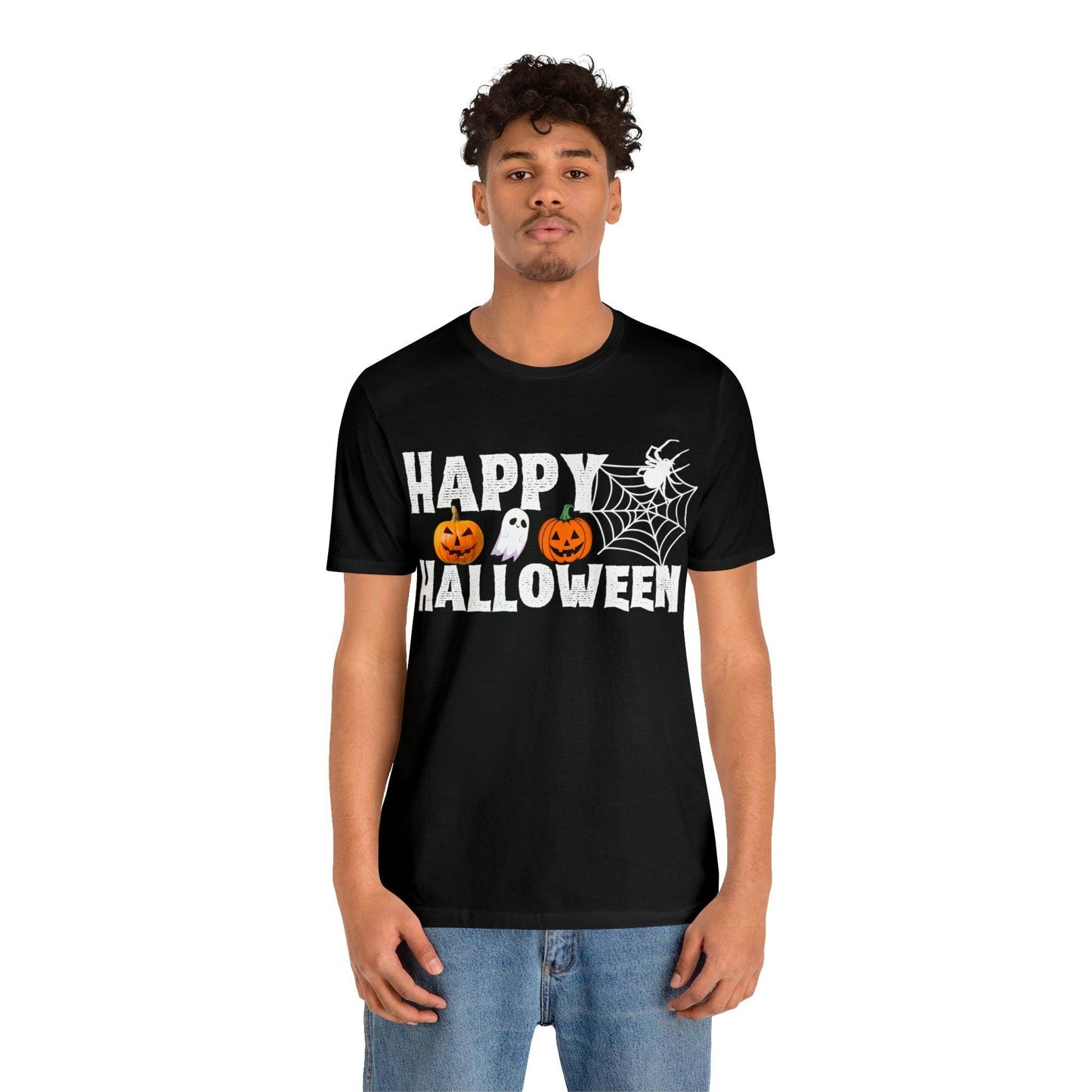 Happy Halloween Costume Pumpkin Ghost Spider Shirt - Giftsmojo