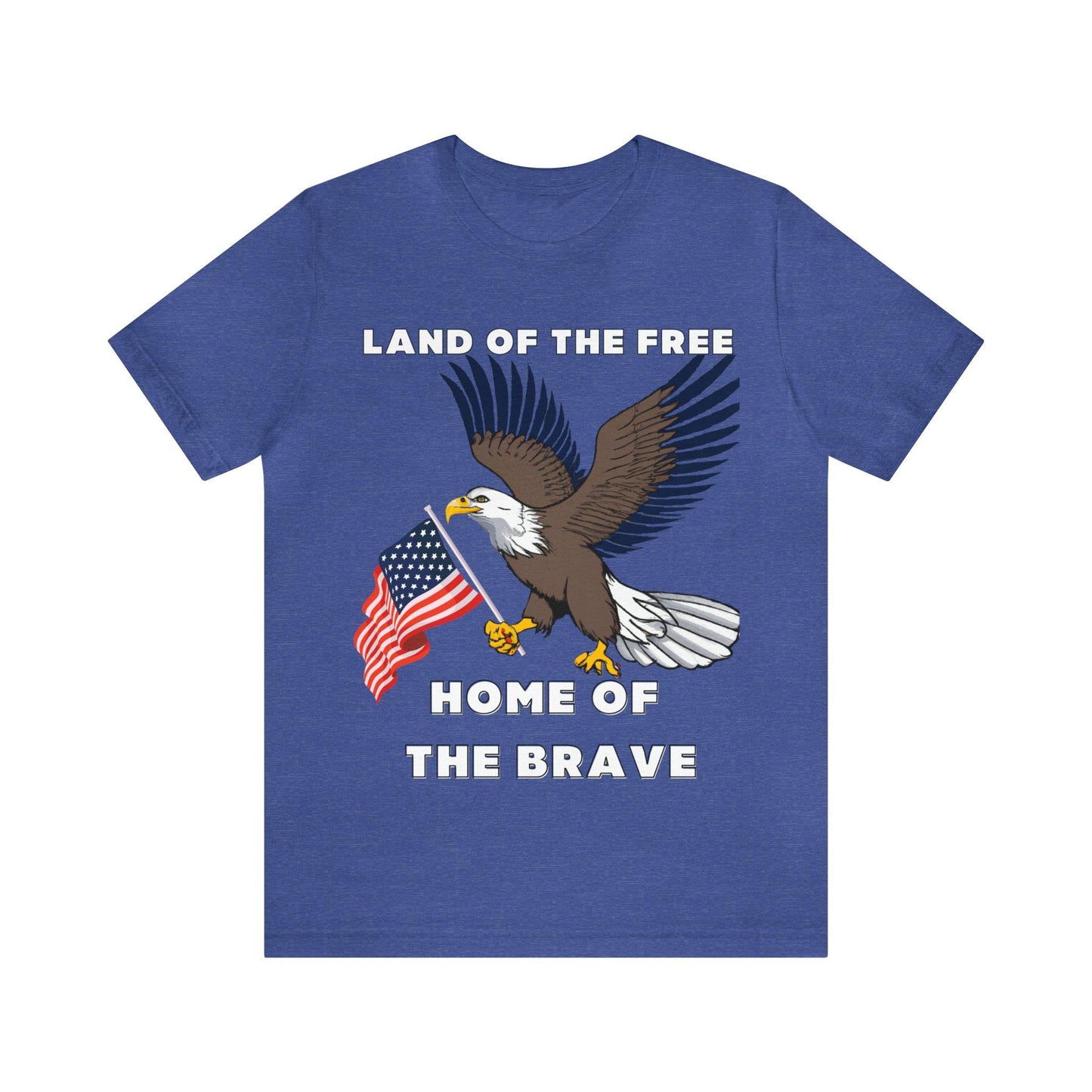 Celebrate Independence Day with Patriotic Shirts: Land of the free, Home of the Brave Shirt for Women and Men
