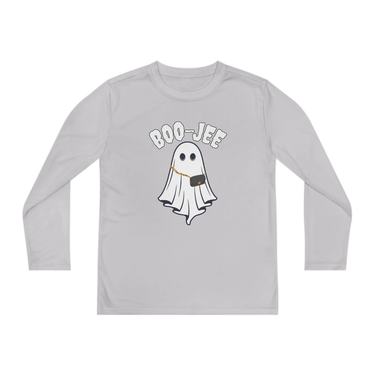 Boo-jee Youth Halloween Costume Long Sleeve Competitor Tee Boojee Halloween Boujee - Giftsmojo