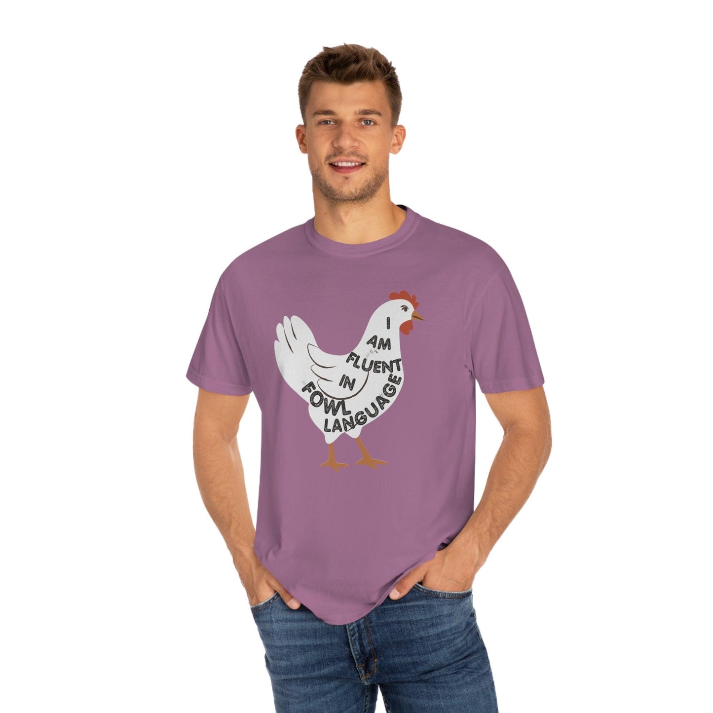 Chicken Shirt Chicken Tee Chicken Owner Gift - Gift For Chicken Lover gift, Fluent in Fowl Language shirt