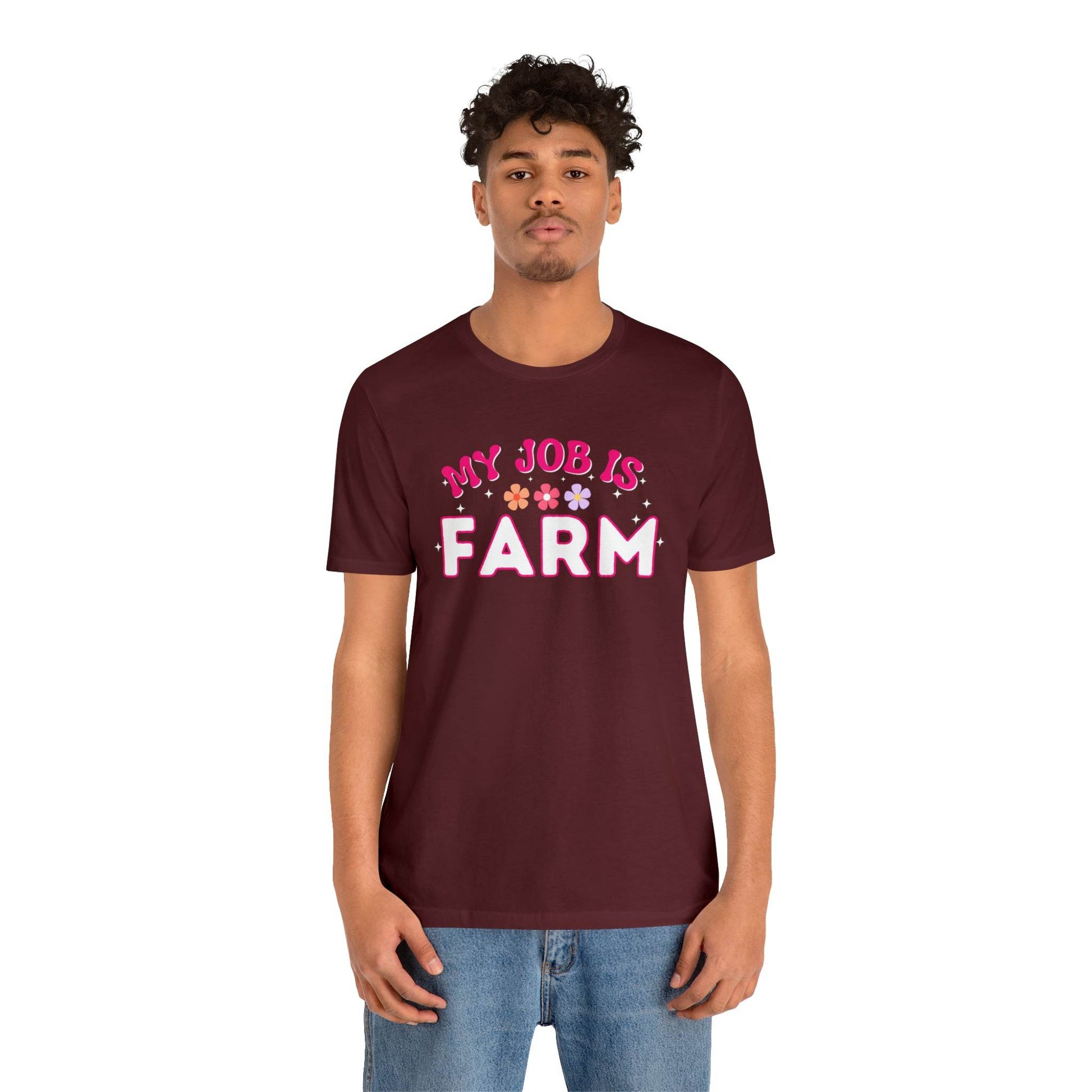 My Job is Farm Shirt Farmer Shirt Farming Shirt Homestead Gardening Shirt - Giftsmojo