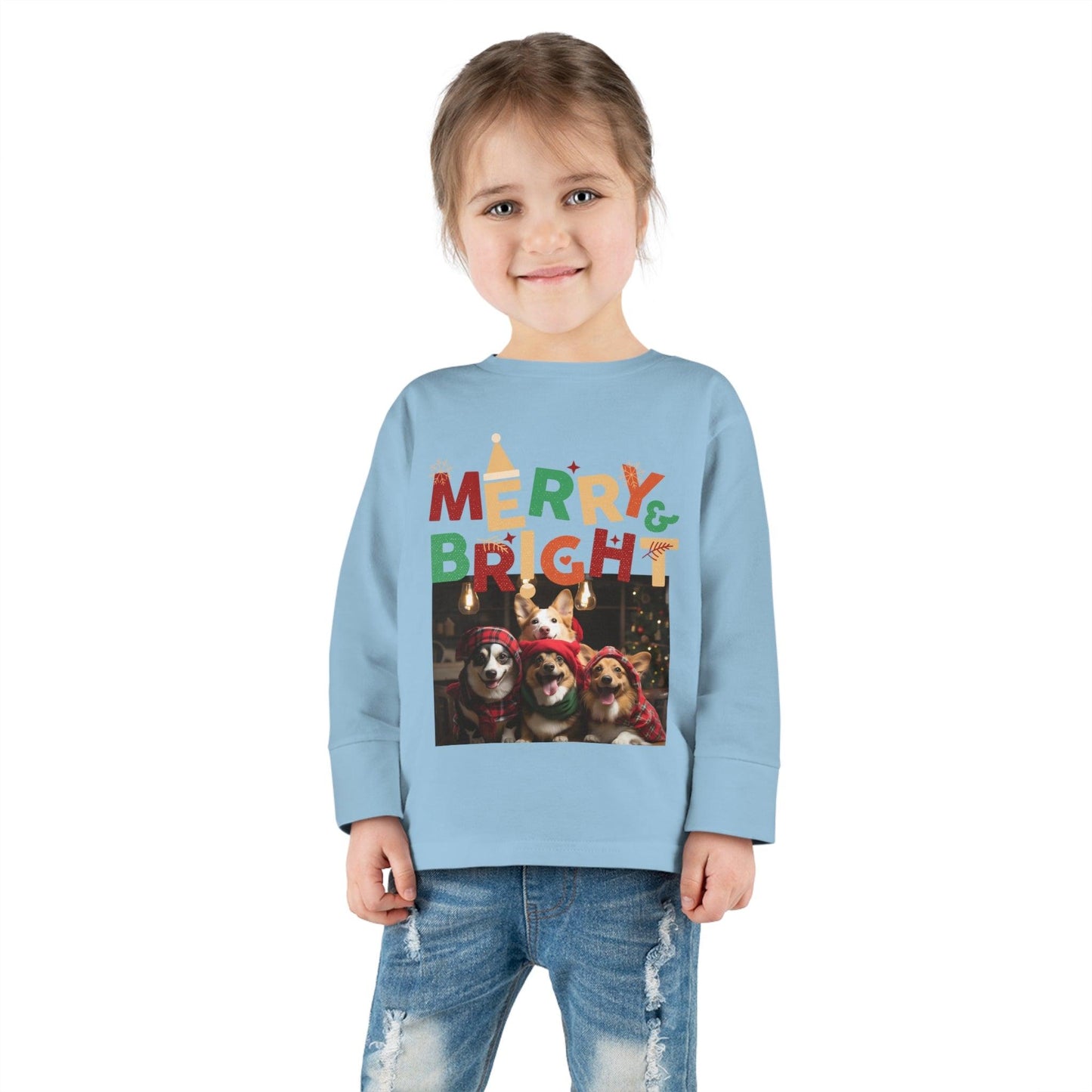 Toddler Christmas Shirt Toddler Christmas Long Sleeve Tee Kids Christmas Gift - Giftsmojo