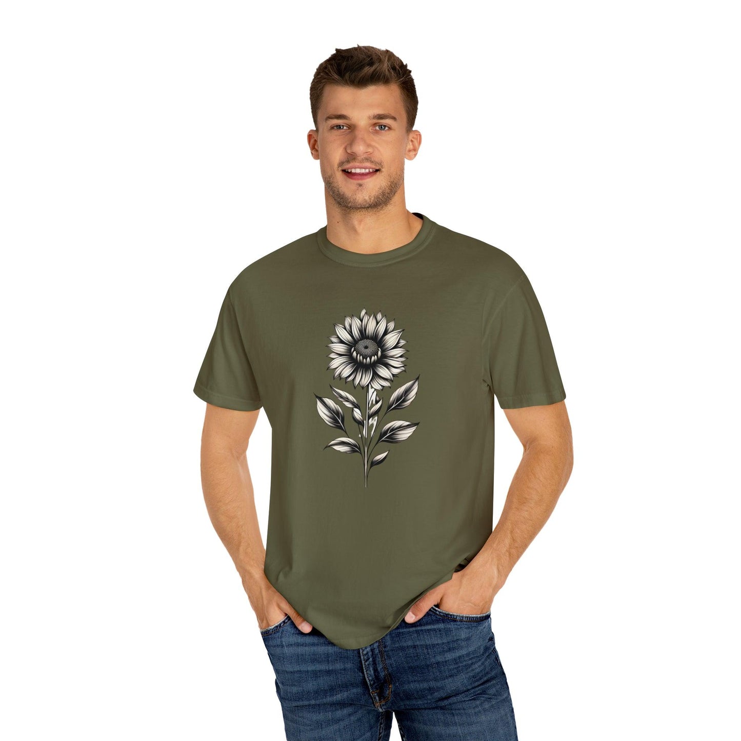 Sunflower Shirt Flower Shirt Aesthetic, Floral Graphic Tee Floral Shirt Flower T-shirt, Wild Flower Shirt Gift For Her Wildflower T-shirt