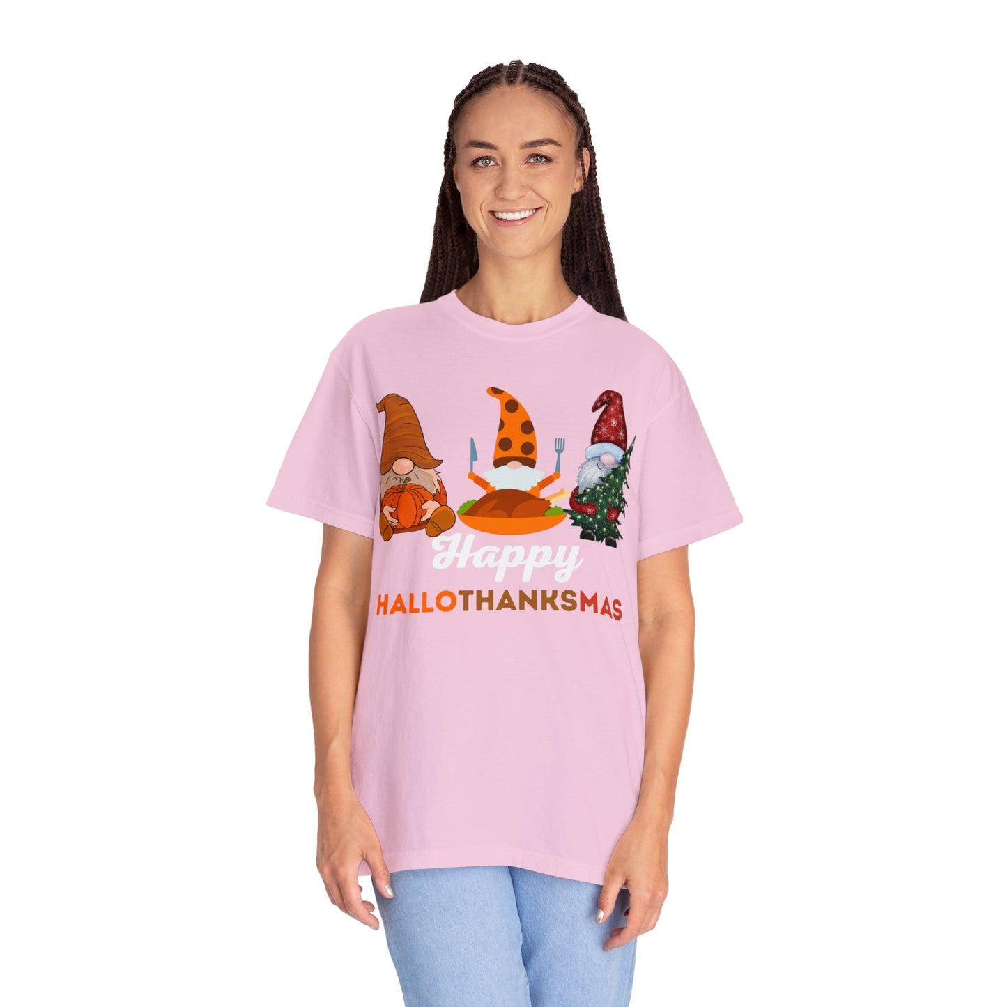 Happy HALLOTHANKSMAS Gift for Fall Halloween Thanksgiving Christmas Gift