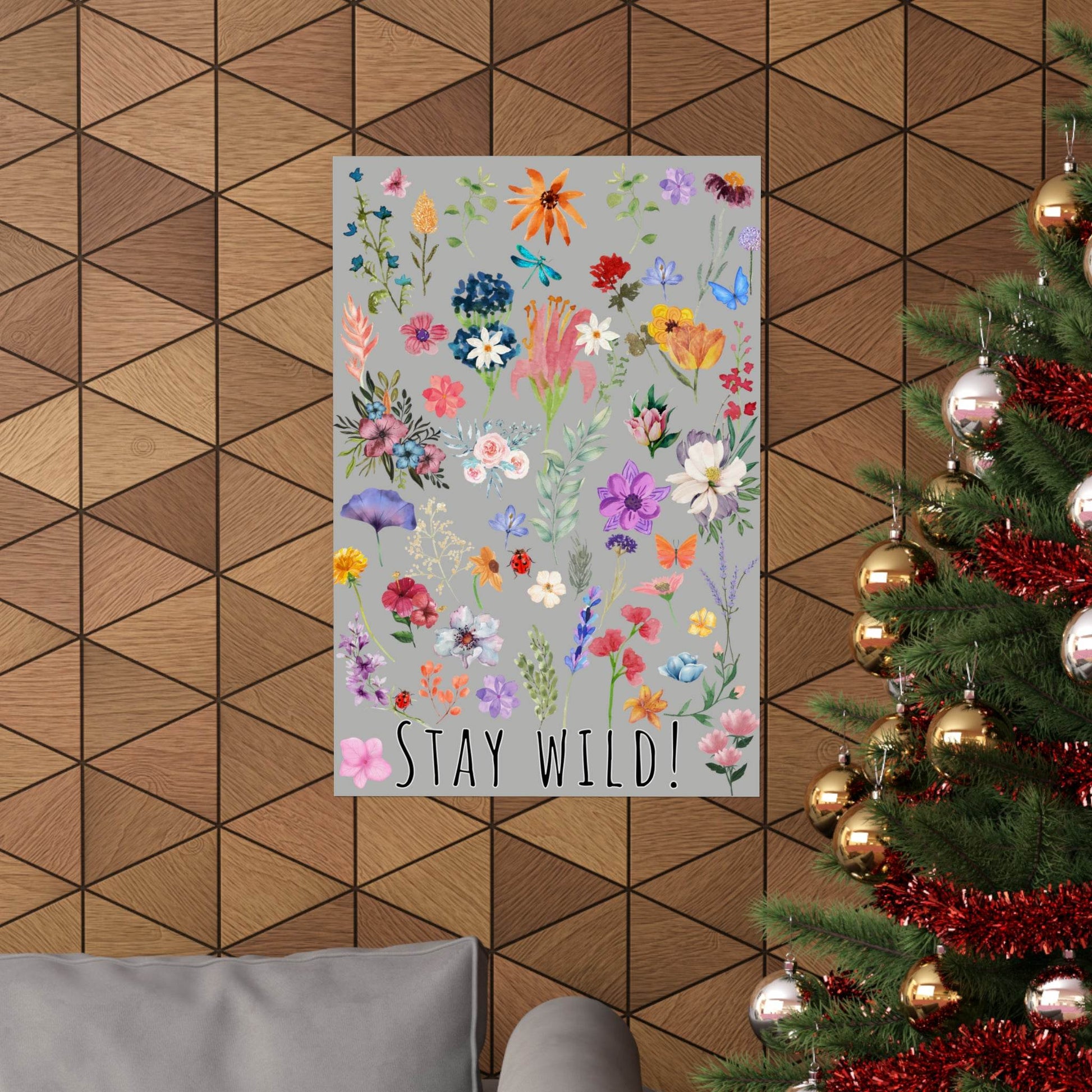 Watercolor Wildflowers Wall Art - Giftsmojo