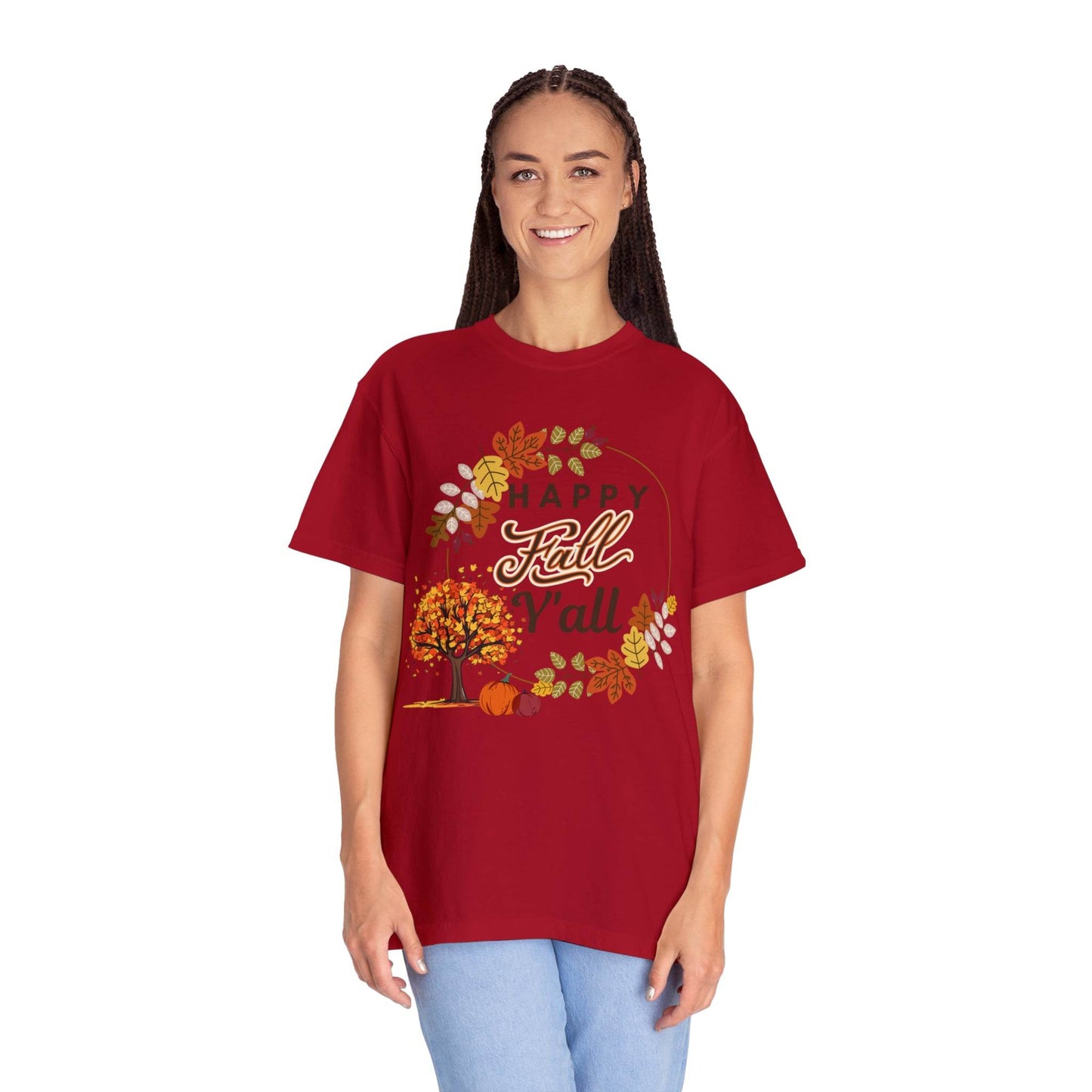 Happy Fall Y'all Gift for Fall, Funny Fall Shirts Gift, Autumn Tee, Fall TShirt - Giftsmojo