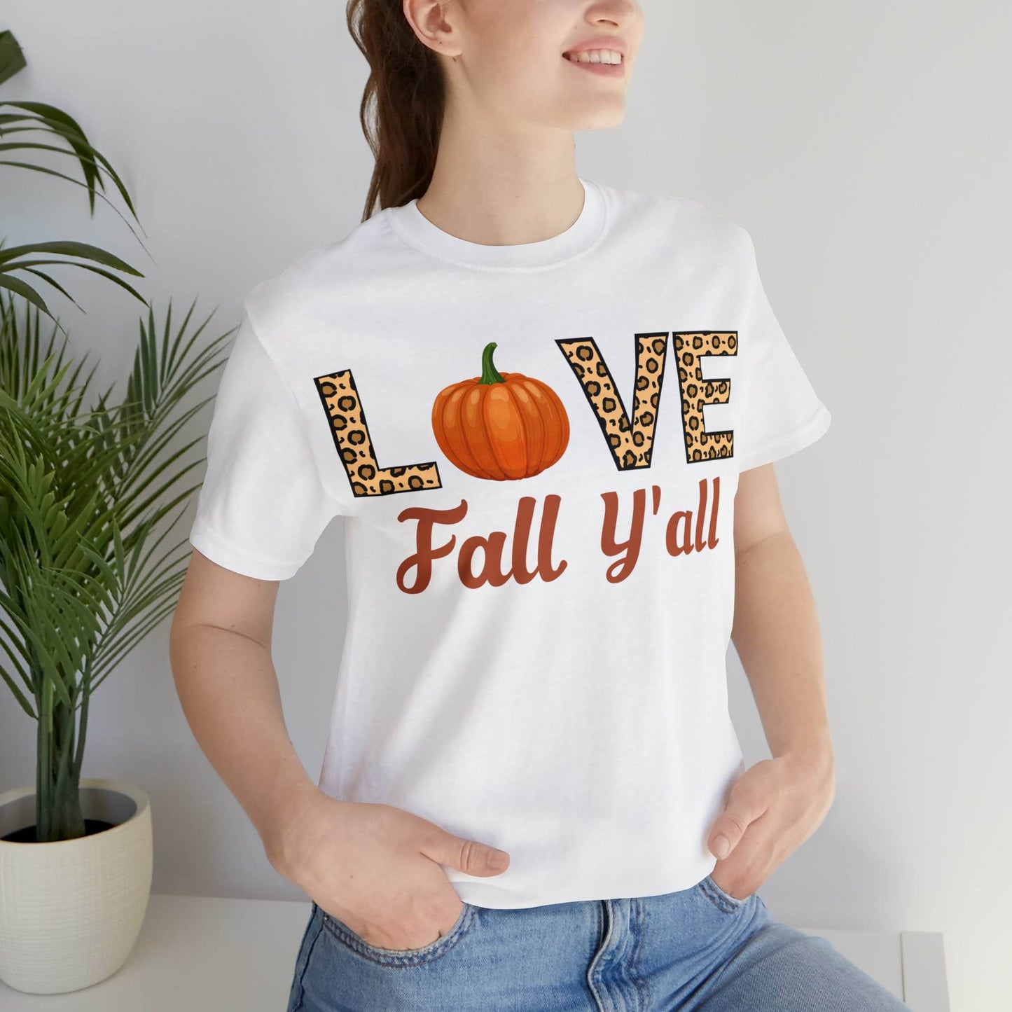 Leopard Print Love Fall Y'all - Giftsmojo