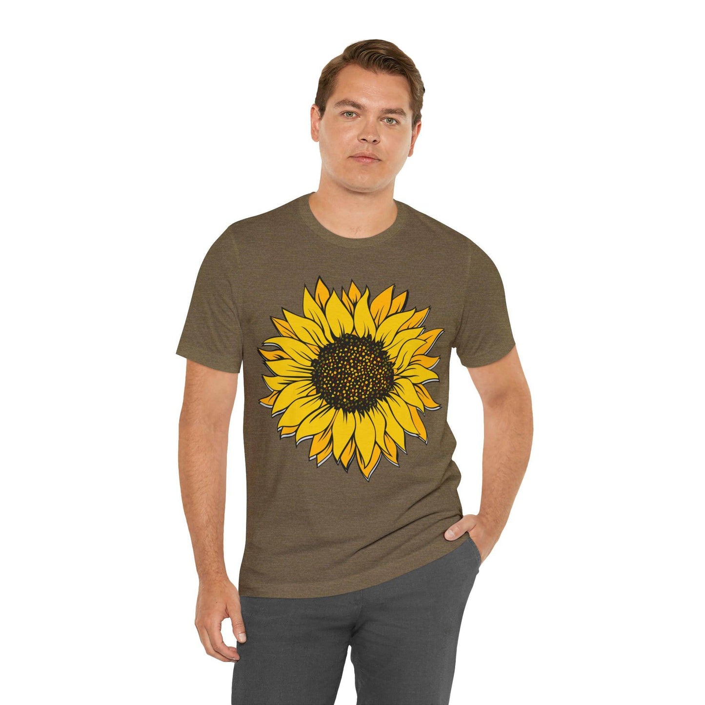 Sunflower Shirt, Floral Tee Shirt, Flower Shirt, Garden Shirt, Womens Fall Summer Shirt Sunshine Tee, Gift for Gardener, Nature lover shirt - Giftsmojo