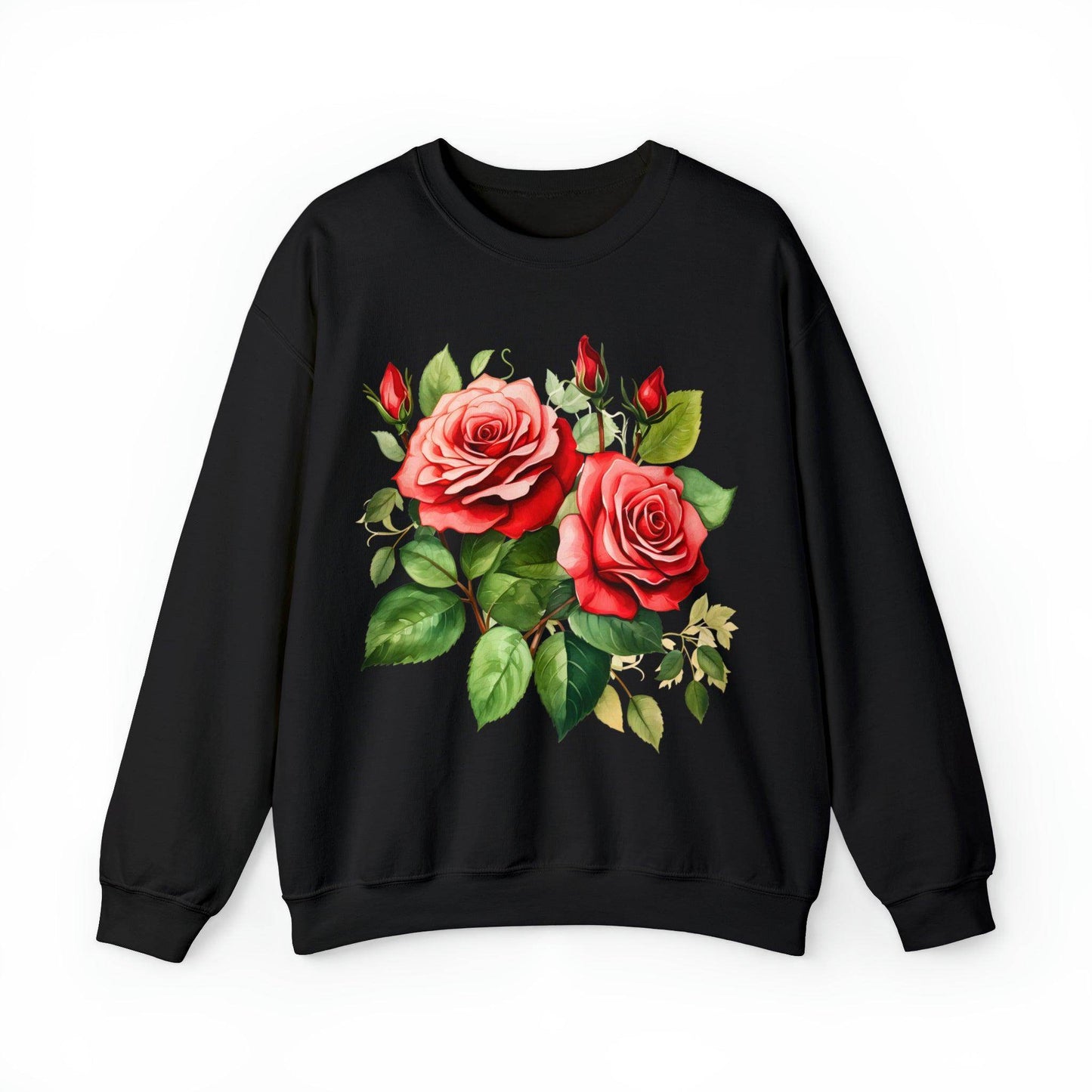 Christmas Flower Shirt Christmas Flower Sweatshirt Christmas Floral Sweatshirt Christmas Sweater Christmas Trendy Christmas Sweatshirt - Giftsmojo