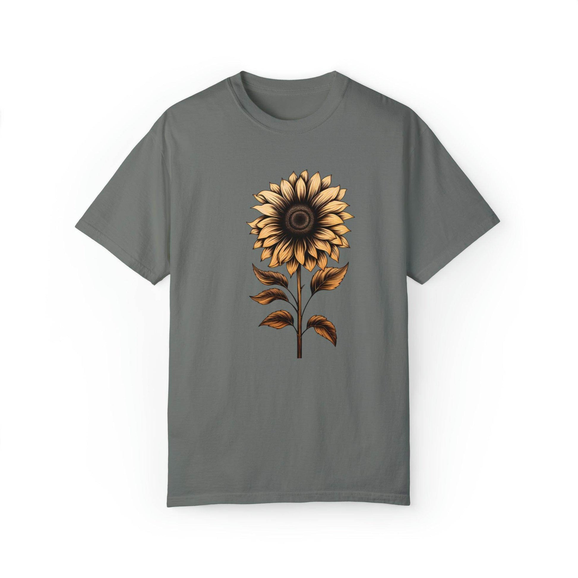 Vintage Sunflower Shirt Flower Shirt Aesthetic, Floral Graphic Tee Floral Shirt Flower T-shirt, Vintage Wild Flower Shirt Vintage Flower Shirt, - Giftsmojo