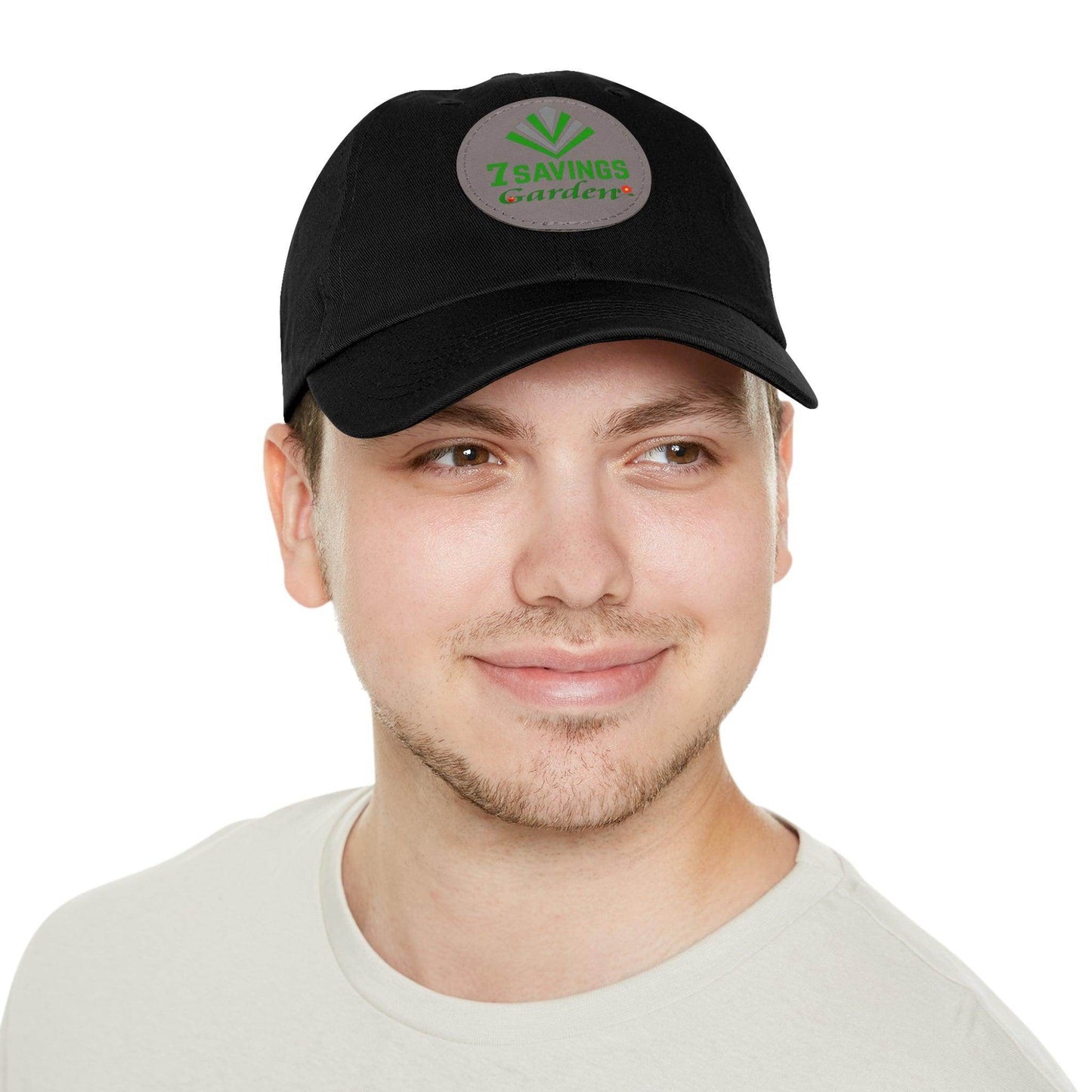 7savings Dad Hat with Leather Patch (Round) Plant lover hat - Giftsmojo