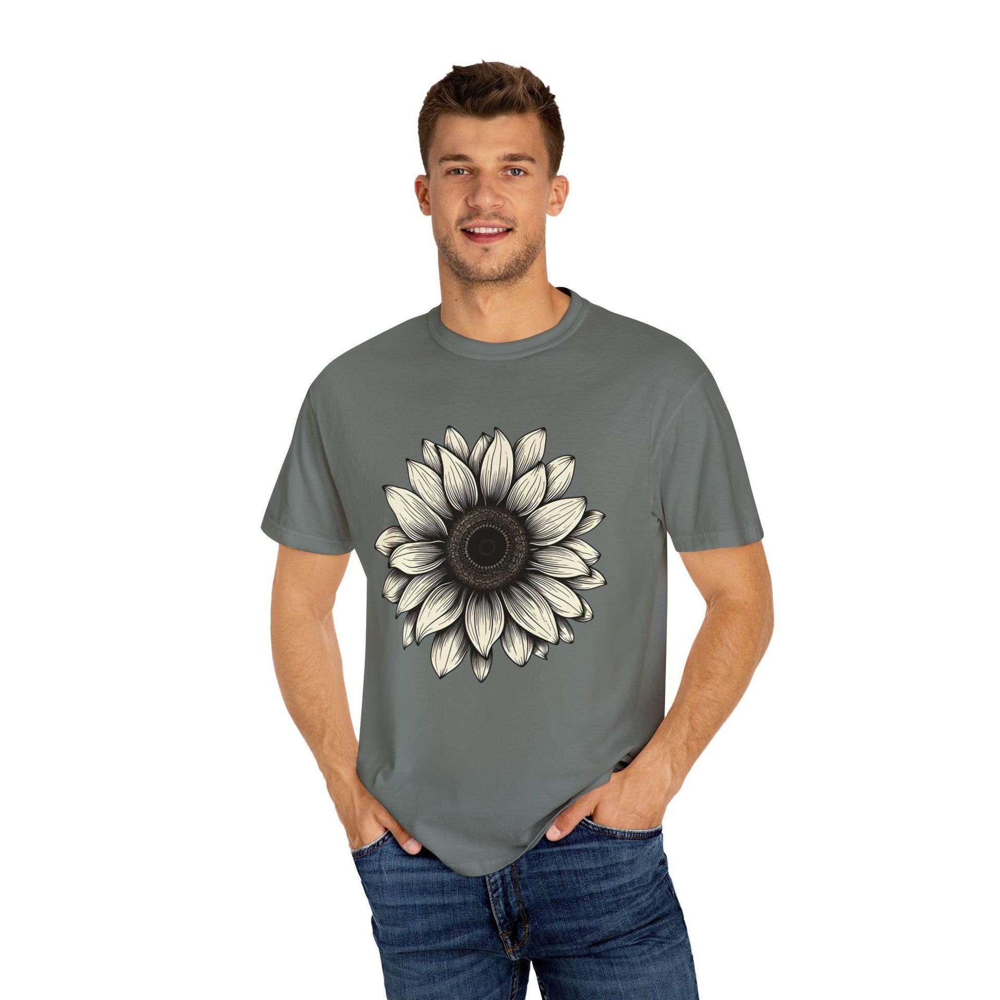 Sunflower Shirt Flower Shirt Aesthetic, Floral Graphic Tee Floral Shirt Flower T-shirt, Wild Flower Shirt Gift For Her Wildflower T-shirt - Giftsmojo