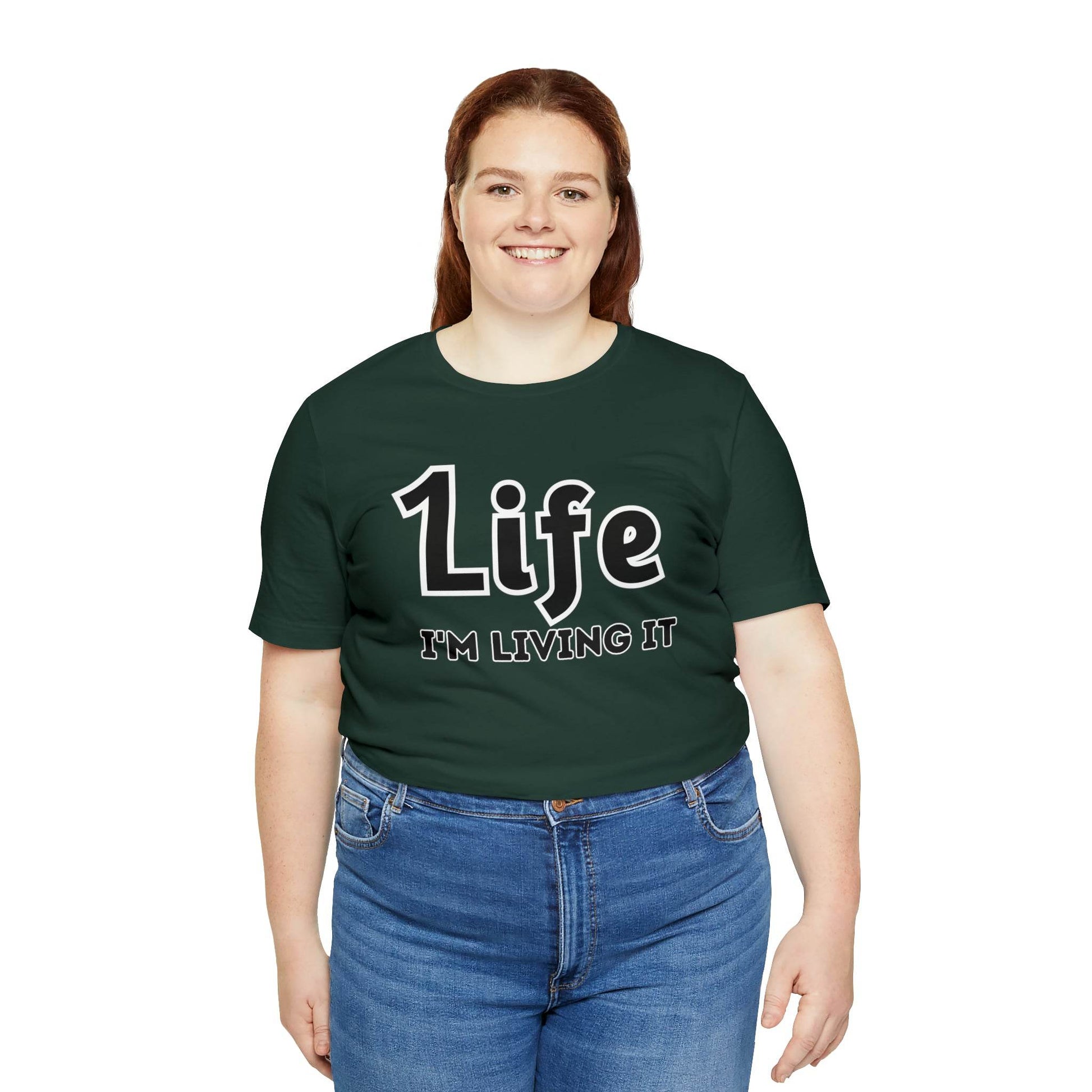 One Life I'M Living It Shirt One life Shirt 1life shirt Live Your Life You Only Have One Life To Live Shirt - Giftsmojo