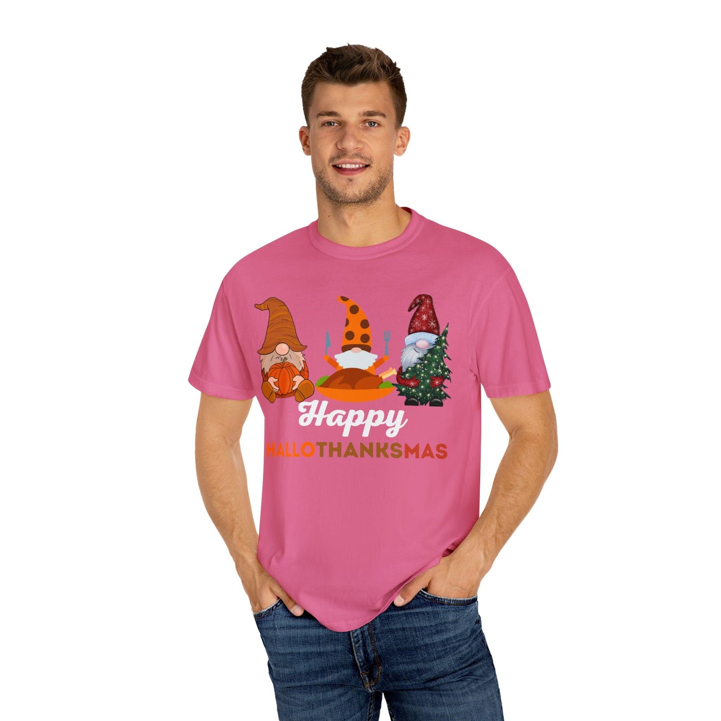 Happy HALLOTHANKSMAS Gift for Fall Halloween Thanksgiving Christmas Gift