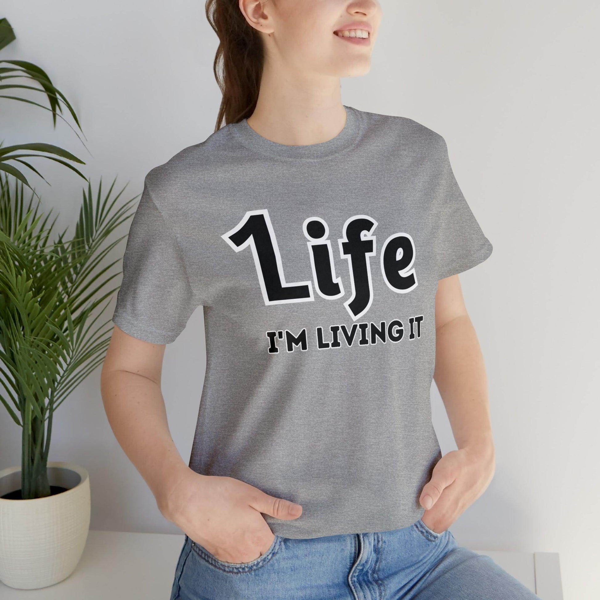 One Life I'M Living It Shirt One life Shirt 1life shirt Live Your Life You Only Have One Life To Live Shirt - Giftsmojo