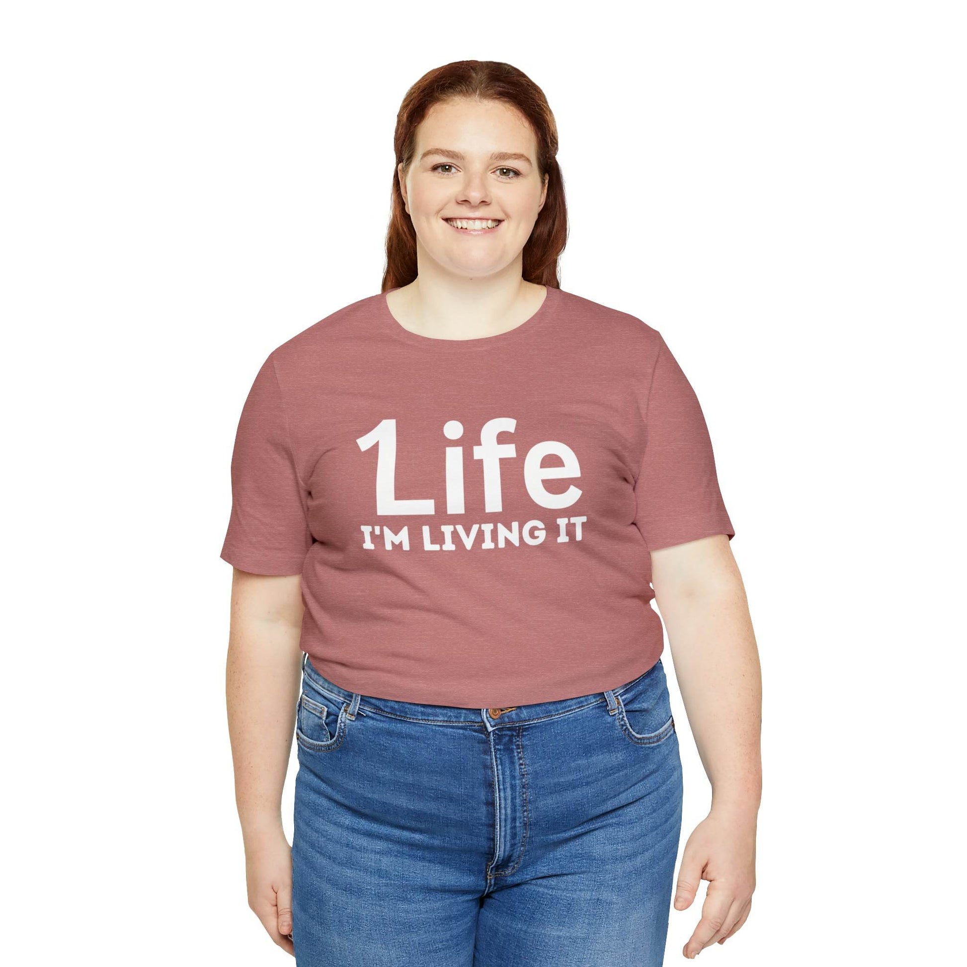 One Life I'M Living It Shirt One life Shirt 1life shirt Live Your Life You Only Have One Life To Live Shirt - Giftsmojo