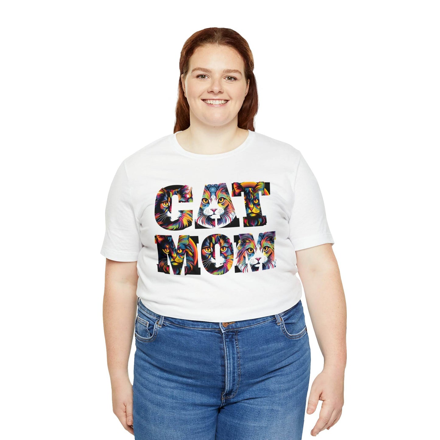 Vintage Cat Shirt Cat Mom Tshirt Animal Lover Gift Cat T Shirt Retro Cat Mom Gift Cat Lover Gift - Cat Lover Shirt Trendy Shirt for Cat Mom - Giftsmojo
