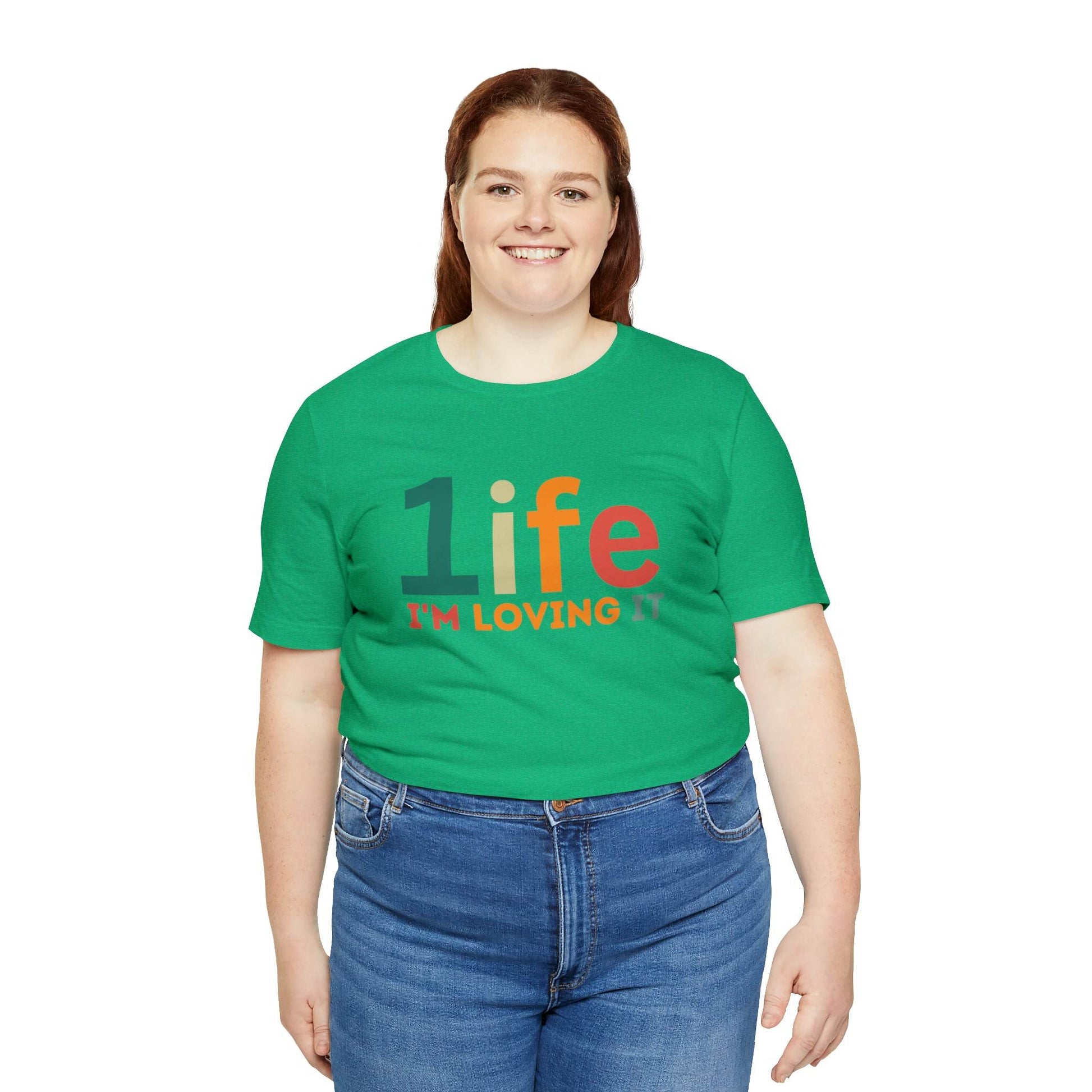 One life I'M Loving It Shirt Retro 1life shirt Live Your Life You Only Have One Life To Live Retro Shirt - Giftsmojo