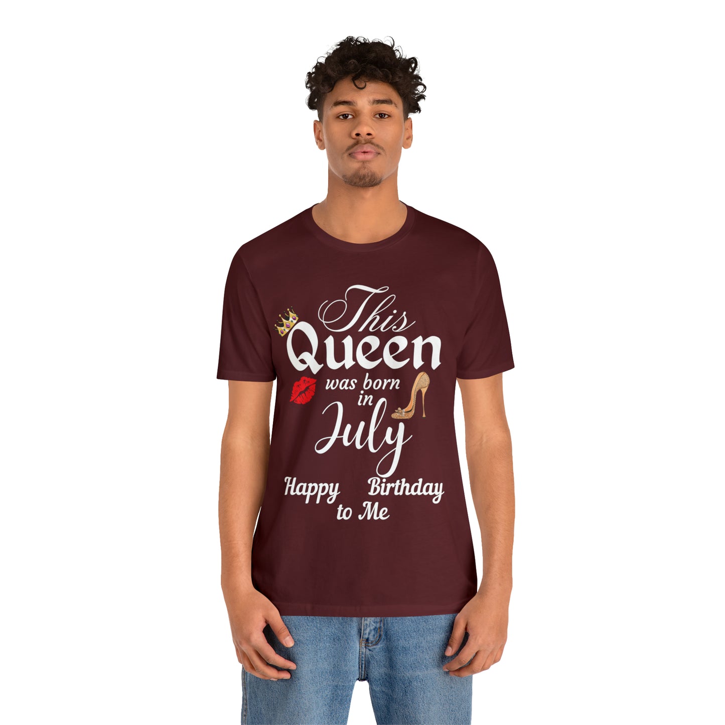 Birthday Queen Shirt, Gift for Birthday, This Queen was born in July Shirt, Funny Queen Shirt, Funny Birthday Shirt, Birthday Gift