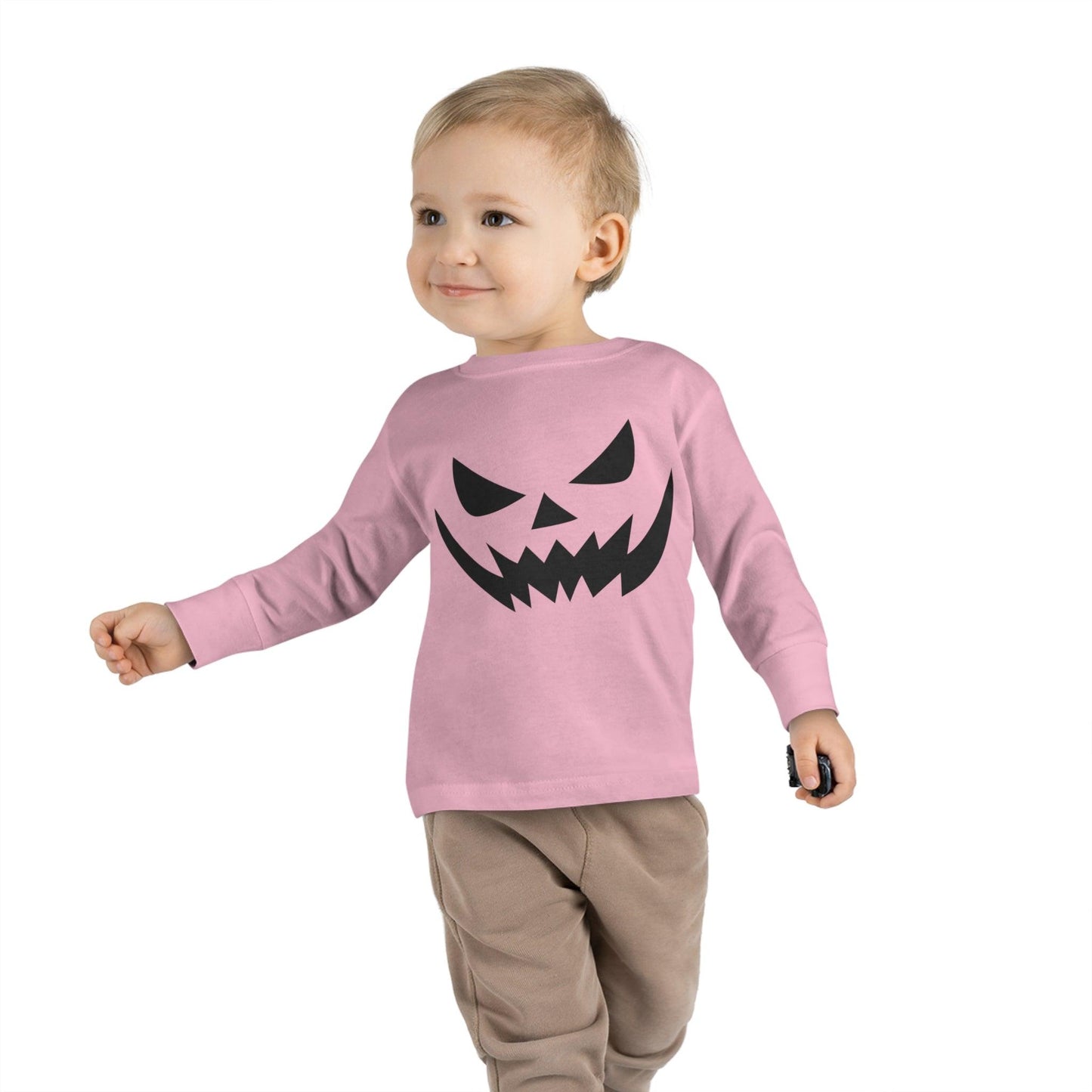 Kids Halloween Pumpkin Face Shirt Kids Jack O Lantern Shirt Kids Halloween Shirt Kids Long Sleeve Trick or Treat Outfit for Halloween - Giftsmojo