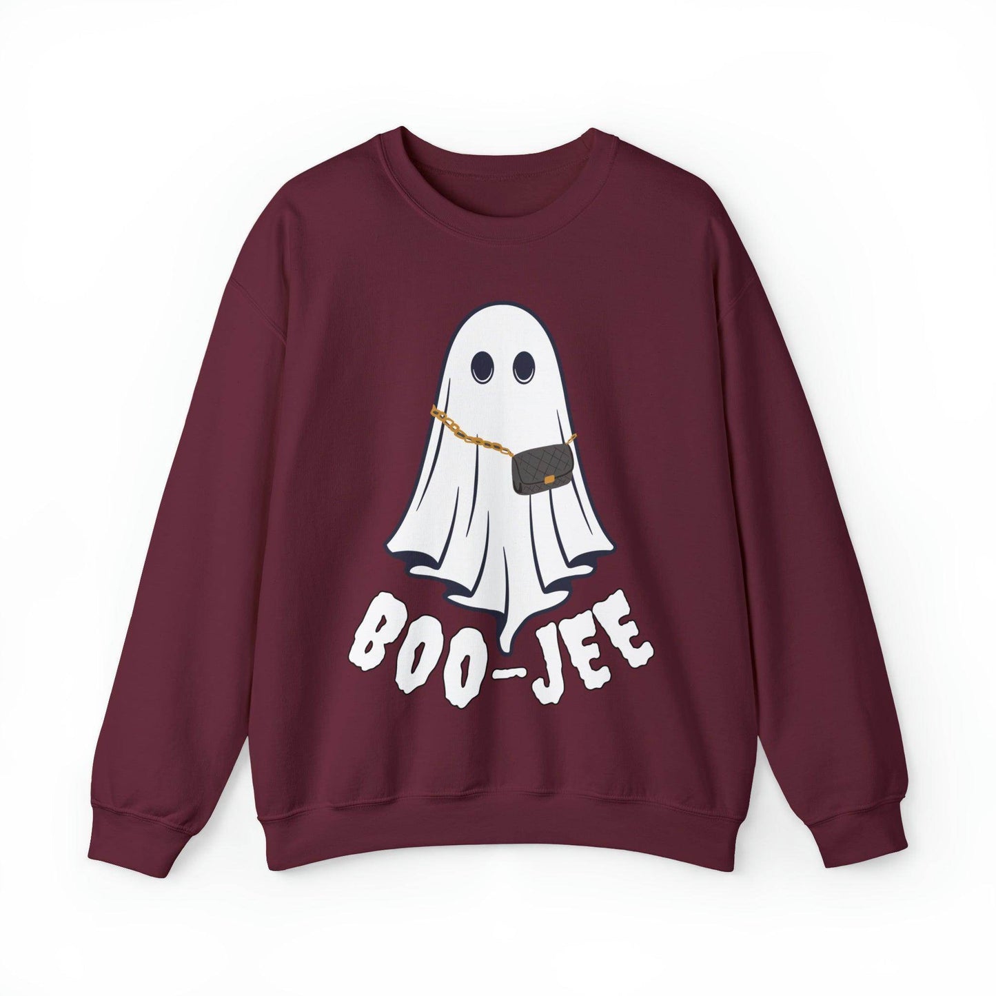 Boo-Jee Sweatshirt, Boo Halloween Sweatshirt, Spooky Ghost Sweatshirt, Boo Jee Shirt, Halloween Ghost Sweatshirt, Halloween Boo Shirt - Giftsmojo
