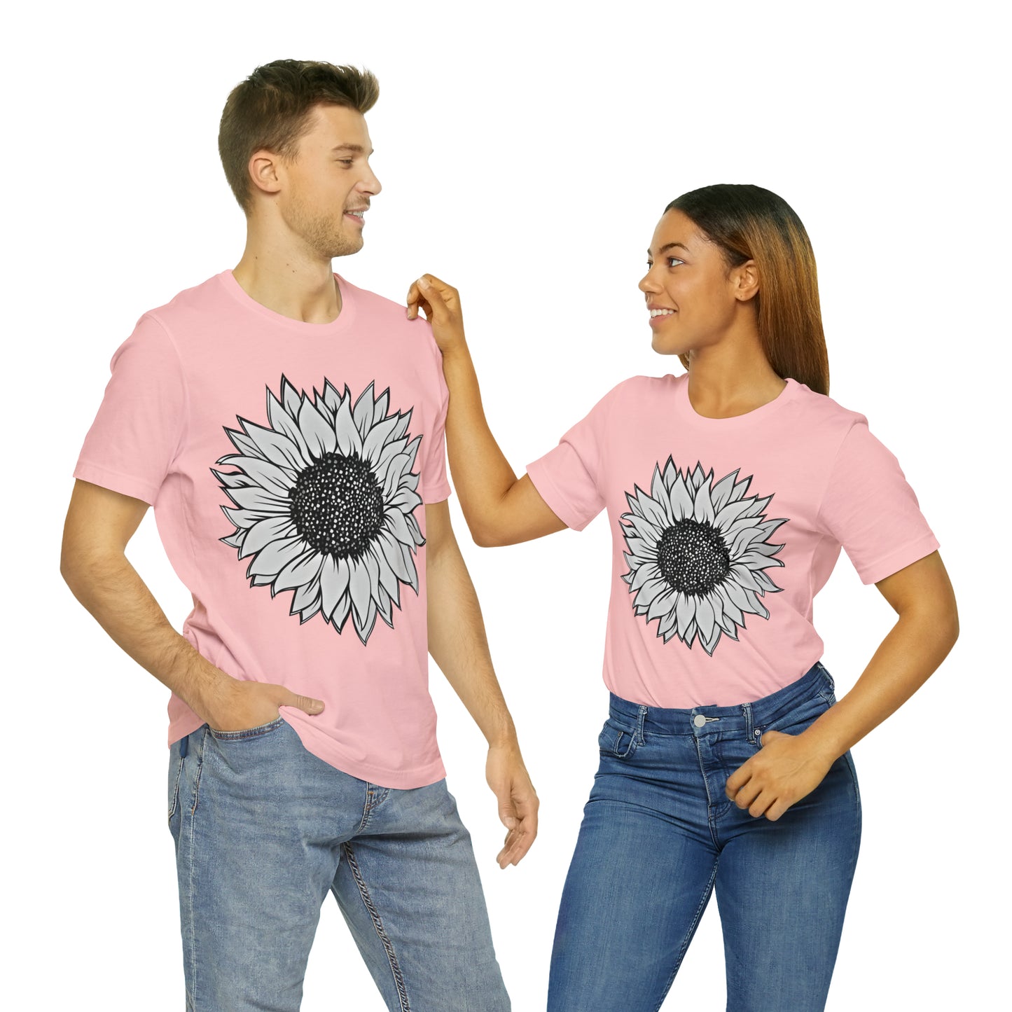 Sunflower Shirt, Floral Tee Shirt, Flower Shirt, Garden Shirt, Womens Fall Summer Shirt Sunshine Tee, Gift for Gardener, Nature love