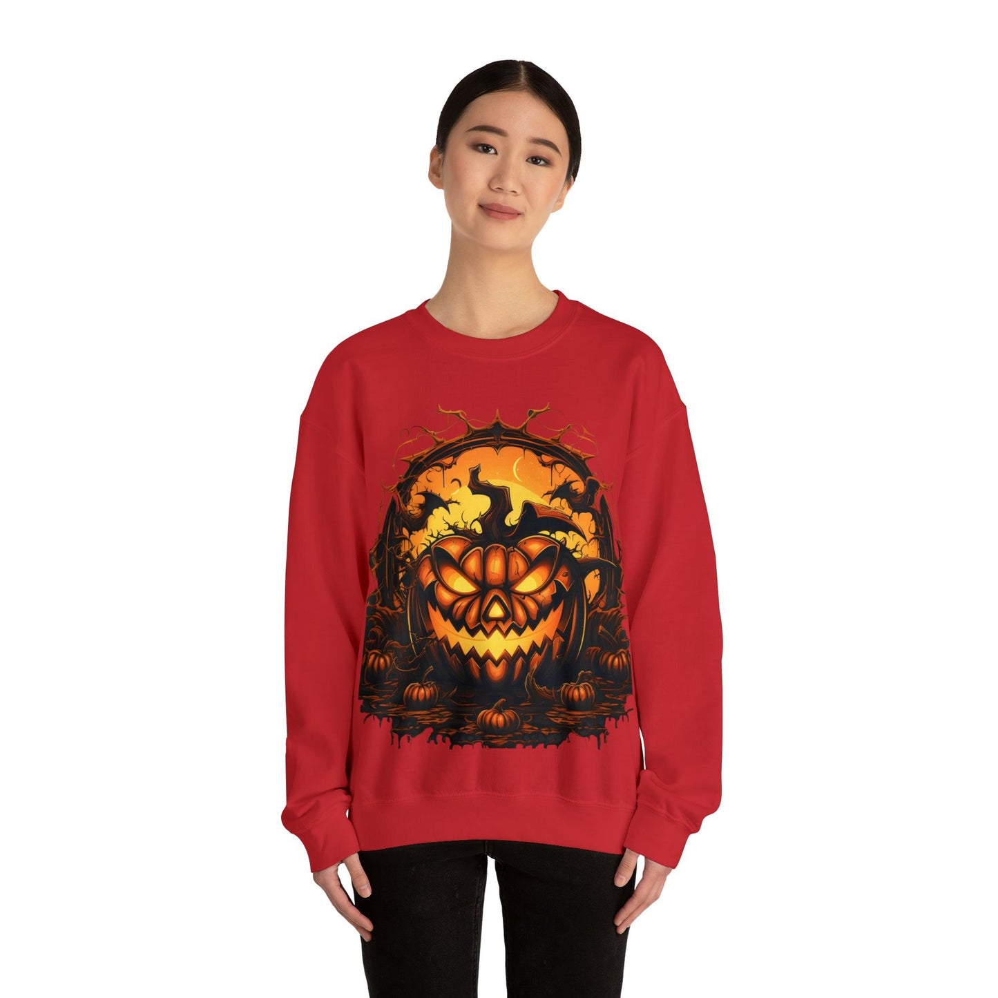 Scary Halloween Pumpkin Face Ghost Costume: Transform into a Spooky Specter - Giftsmojo