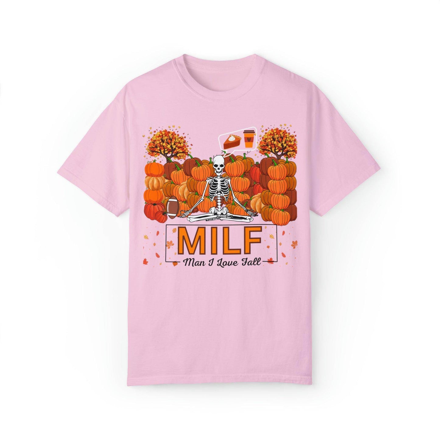 MILF Man I love Fall Gift for Fall Funny Fall Shirts Gift Pumpkin Comfort Colors Shirt - Giftsmojo