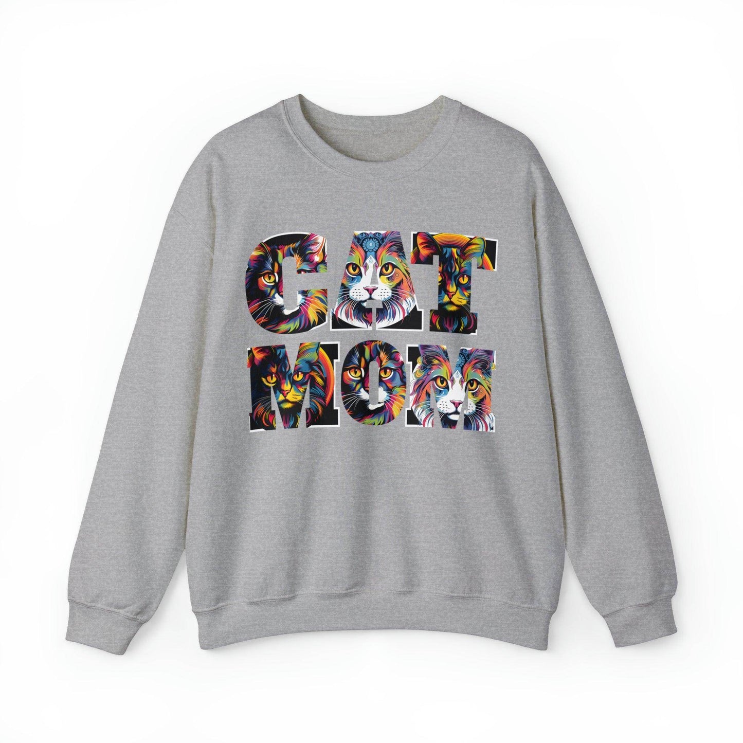 Vintage Cat Sweatshirt Cat Mom Sweatshirt Cat Crewneck Sweatshirt Cat Mom Gift Cat Lover Gift Animal Lover Cat Mama Shirt Cat Lover Sweater - Giftsmojo