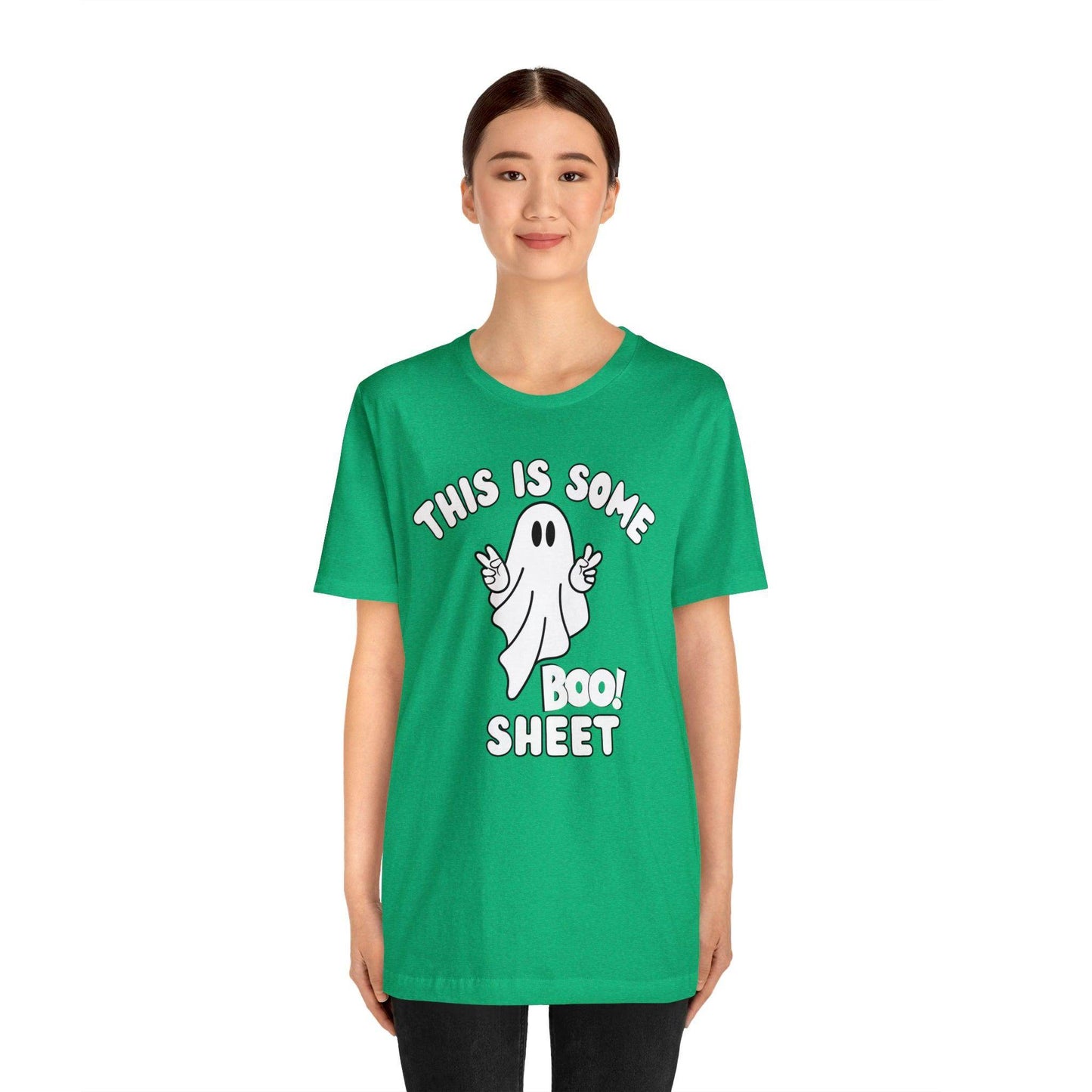 This Is Some Boo Sheet Funny Halloween Shirt Funny Halloween Costume Spooky Season Tee Funny Gift Shirt for Birthday Christmas Anniversary - Giftsmojo