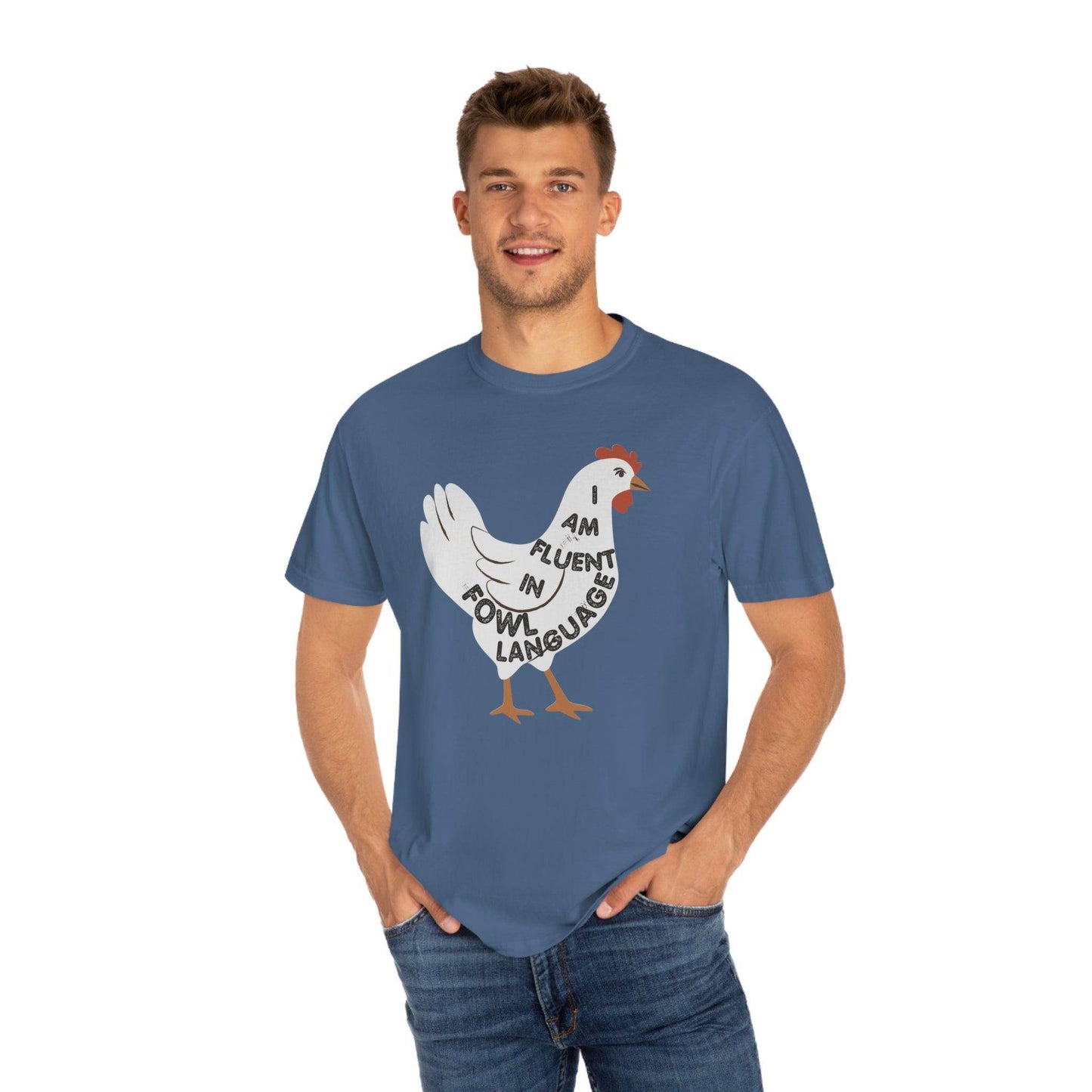 Chicken Shirt Chicken Tee Chicken Owner Gift - Gift For Chicken Lover gift, Fluent in Fowl Language shirt - Giftsmojo