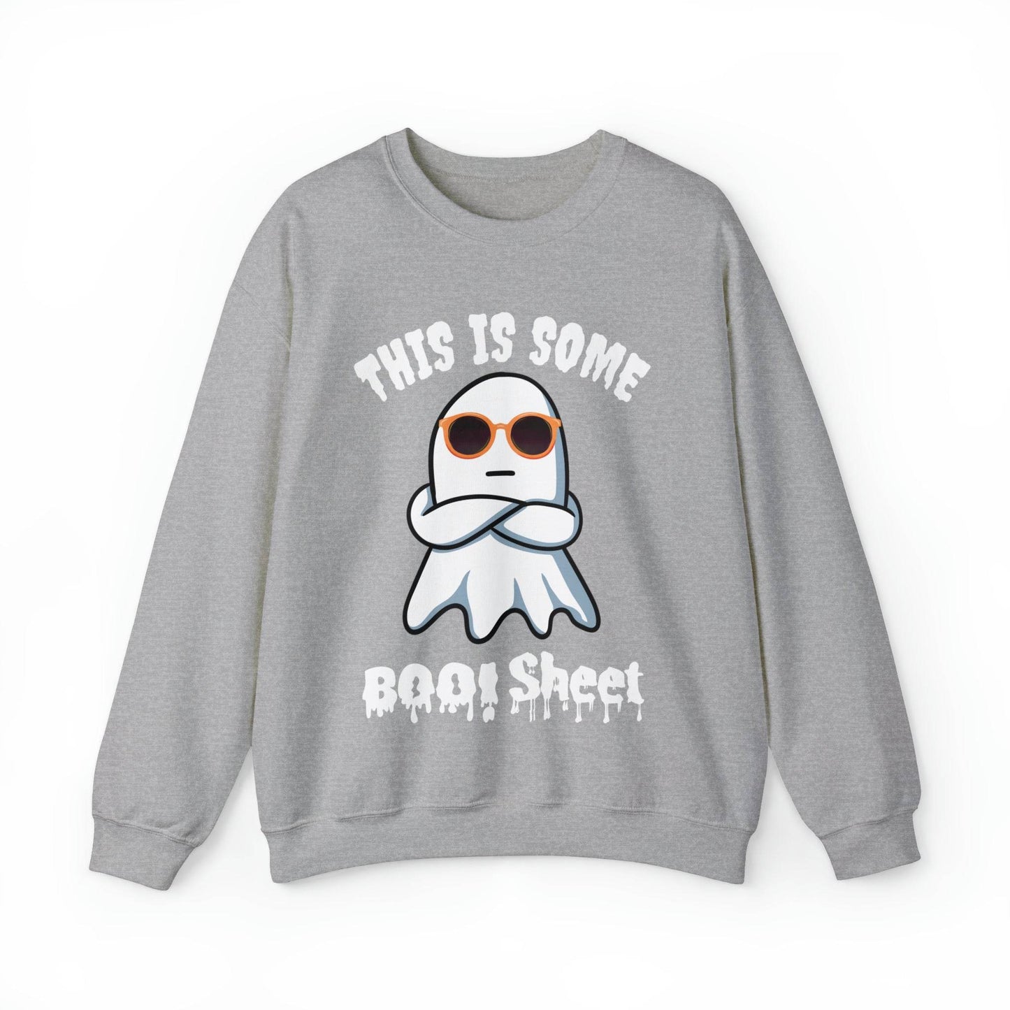This Is Some Boo Sheet Ghost Sweatshirt Cute Ghost Sweatshirt Boo Ghost Sweatshirt Gift Shirt Funny Halloween Shirt Spooky Season Shirt - Giftsmojo