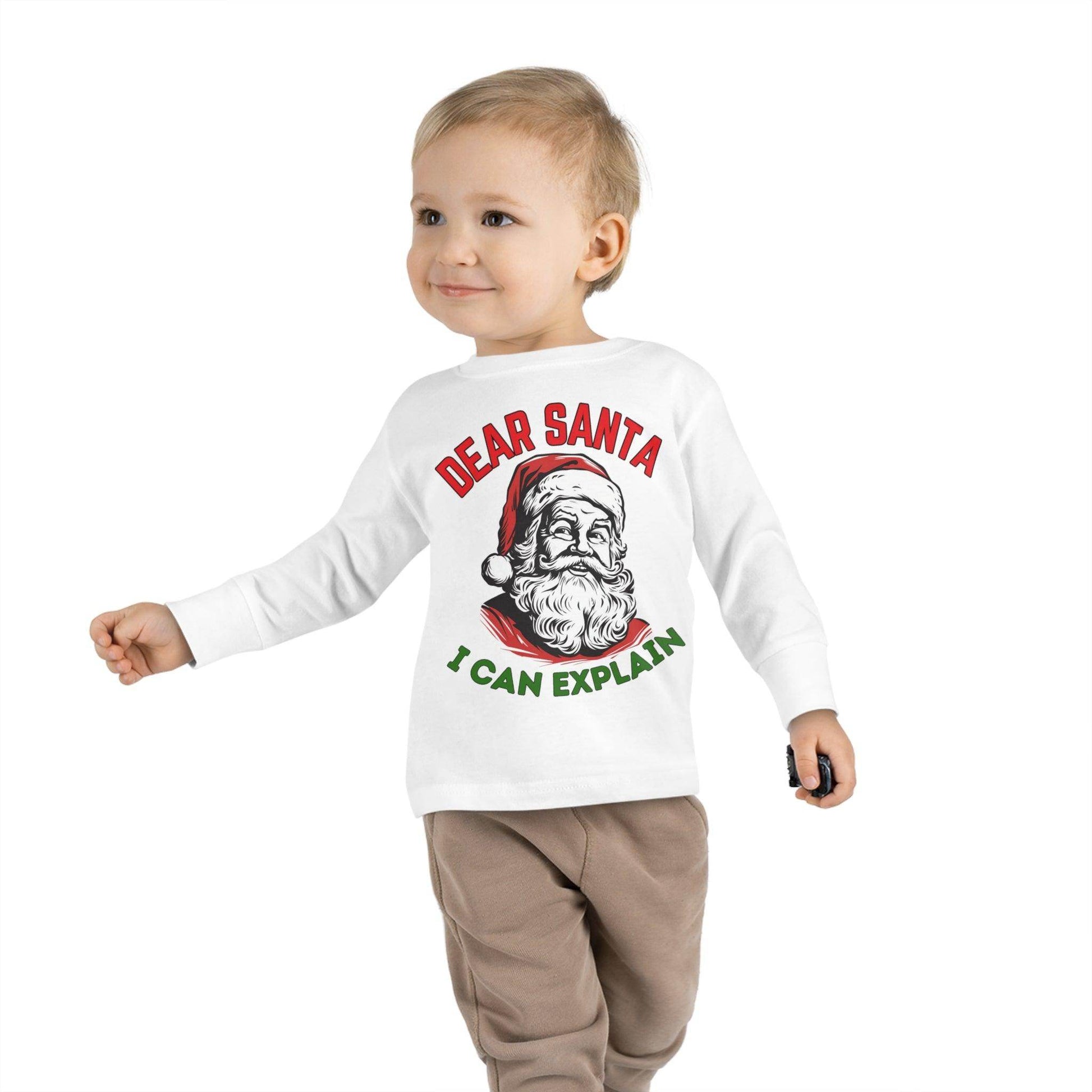 Kids Dear Santa I Can Explain Christmas Shirt for Kids Christmas Outfit for Kids - Giftsmojo