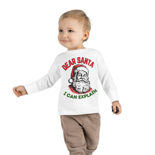 Kids Dear Santa I Can Explain Christmas Shirt for Kids Christmas Outfit for Kids - Giftsmojo