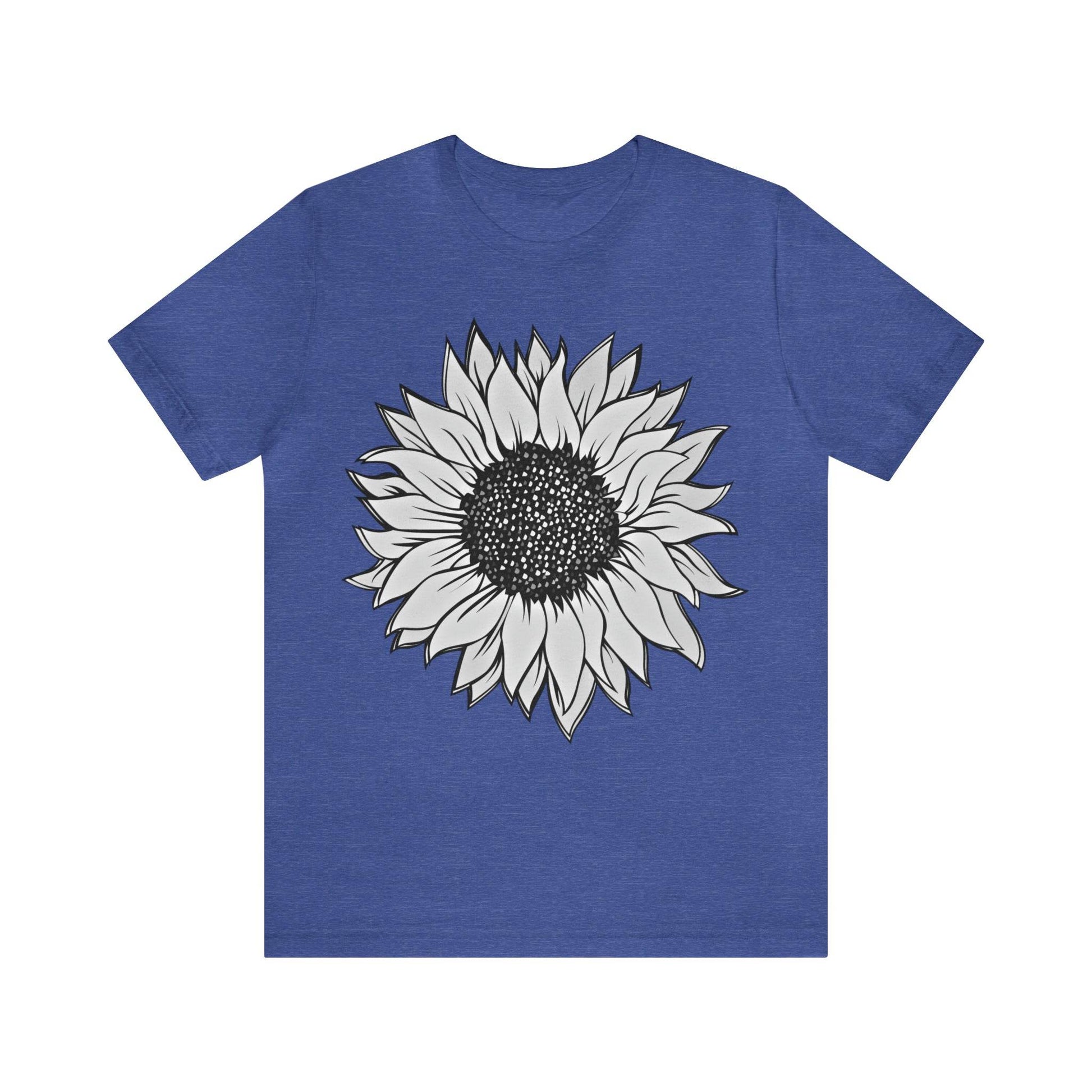 Sunflower Shirt, Floral Tee Shirt, Flower Shirt, Garden Shirt, Womens Fall Summer Shirt Sunshine Tee, Gift for Gardener, Nature love - Giftsmojo