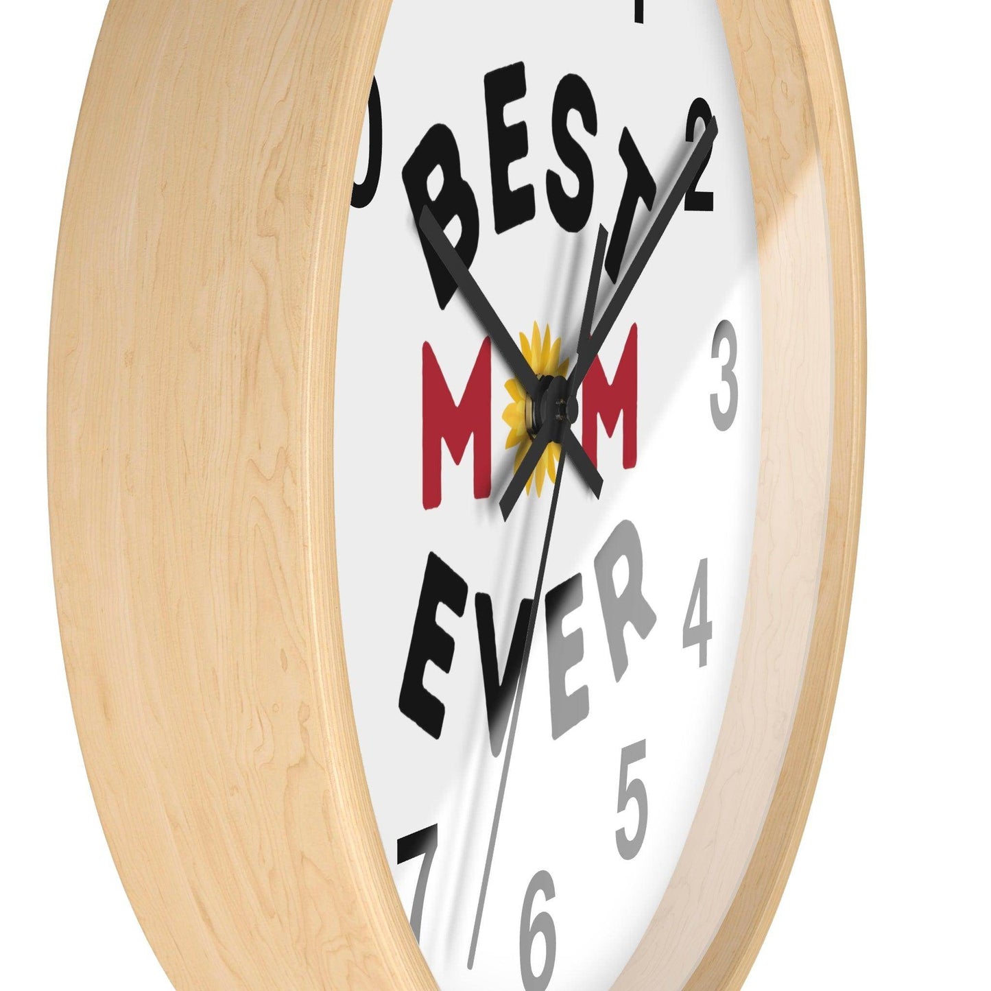 Best Mom Ever Clock, Wall Clock, Gift for Mom Home decor gift, House Warming gift, New Home Gift, - Giftsmojo