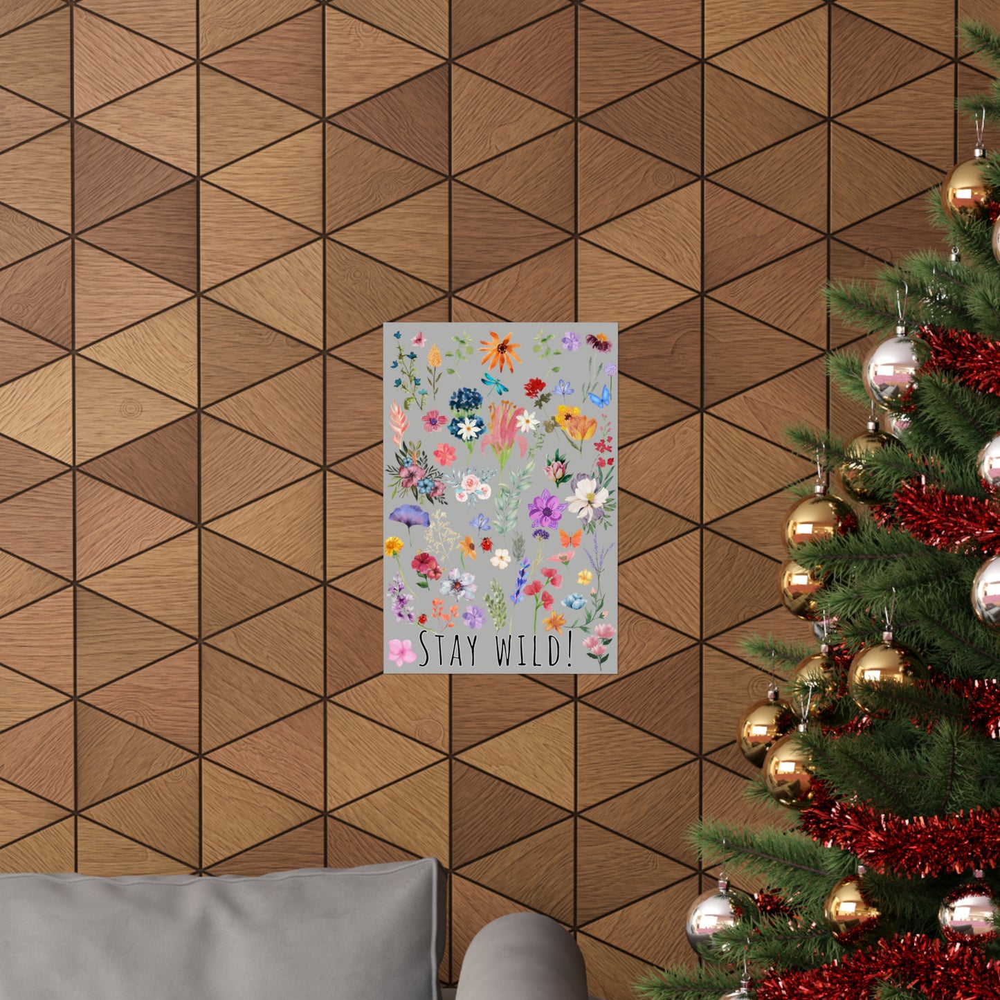 Watercolor Wildflowers Wall Art
