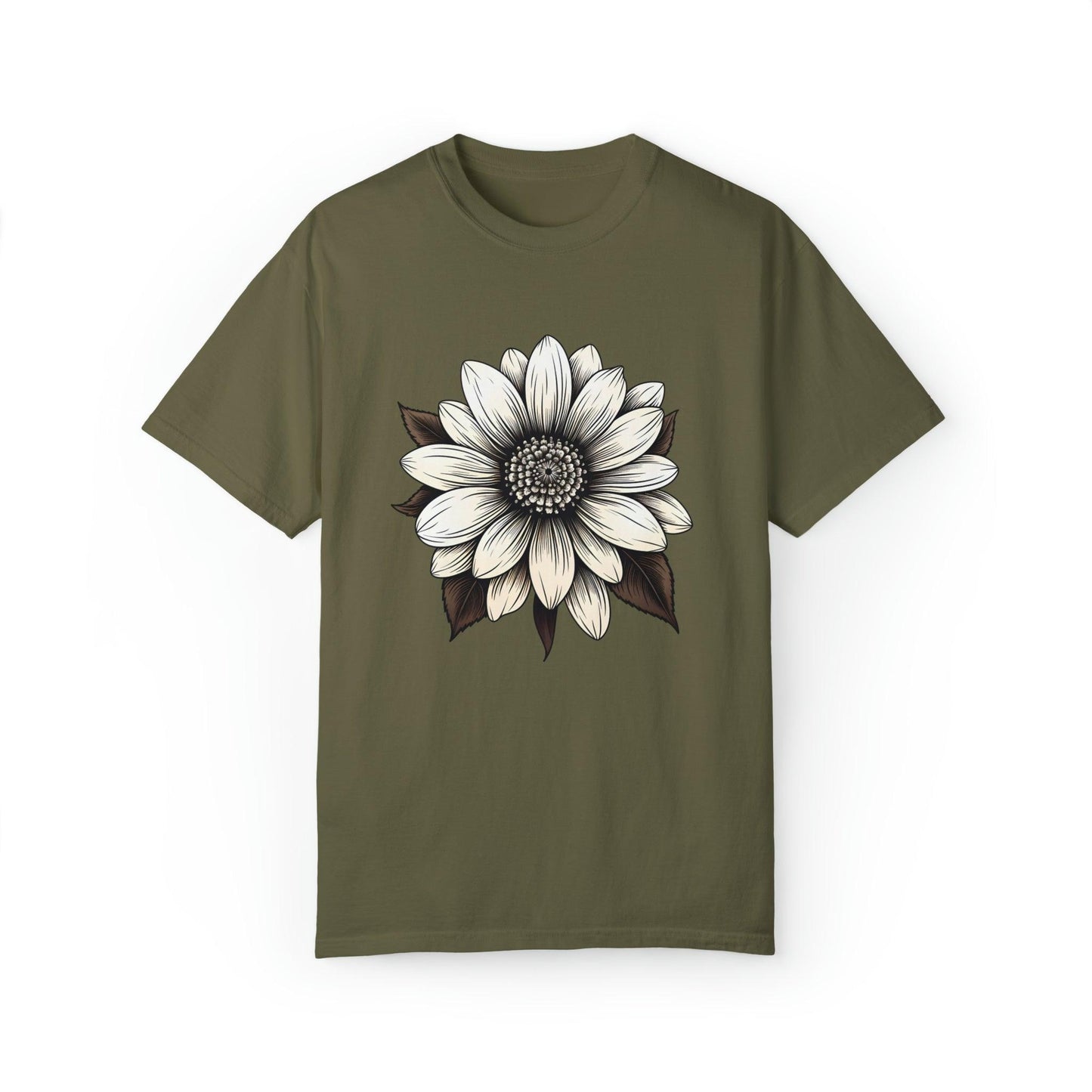 Sunflower Shirt Flower Shirt Aesthetic Women Top Floral Graphic Tee Floral Shirt Flower T-shirt, Wild Flower Shirt Gift For Her