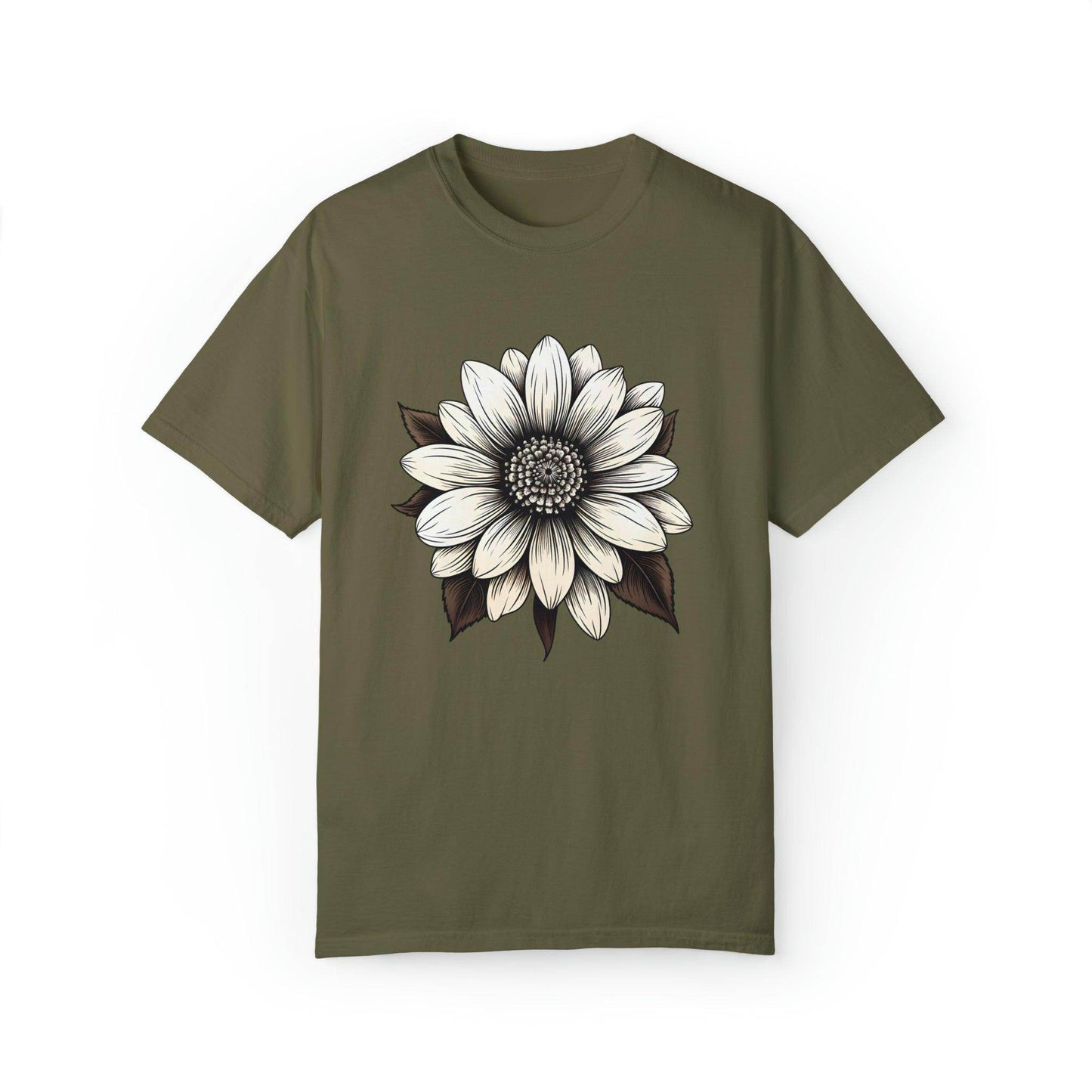 Sunflower Shirt Flower Shirt Aesthetic Women Top Floral Graphic Tee Floral Shirt Flower T-shirt, Wild Flower Shirt Gift For Her - Giftsmojo