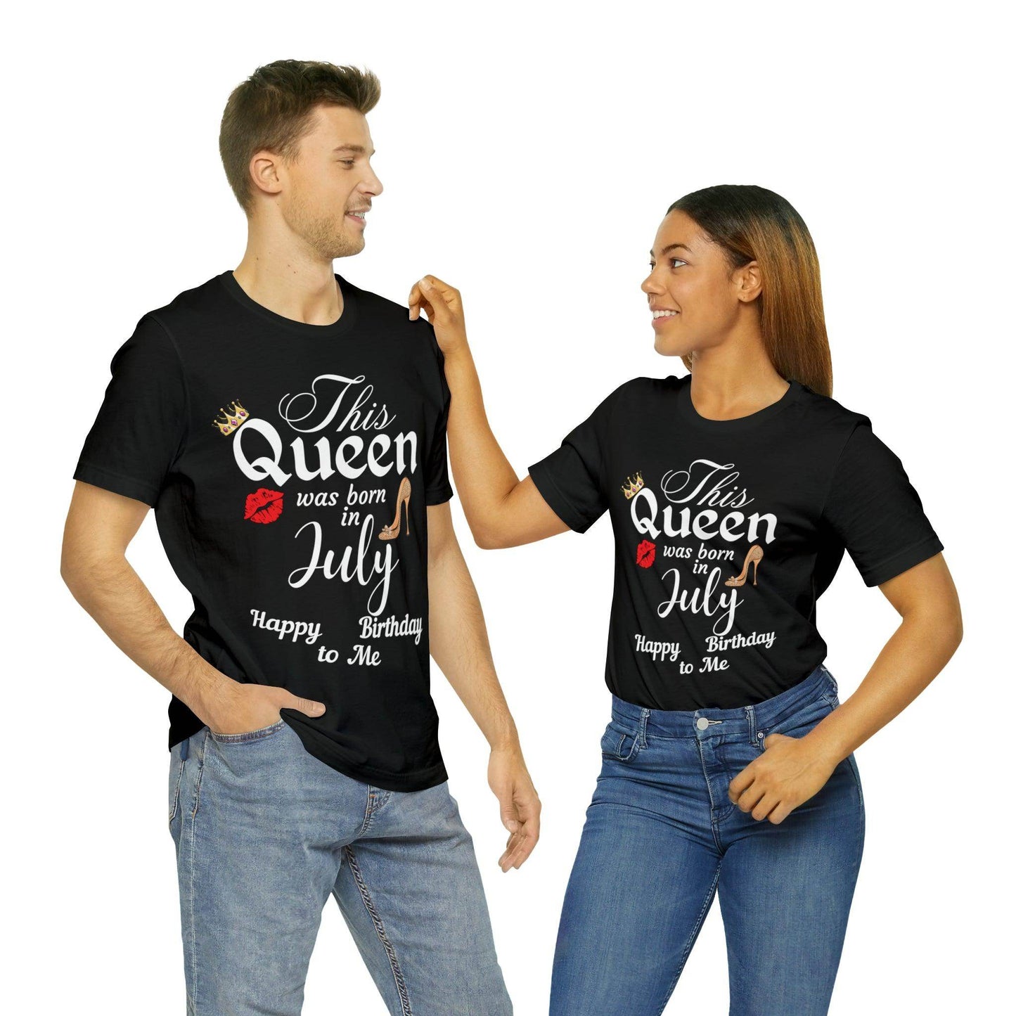 Birthday Queen Shirt, Gift for Birthday, This Queen was born in July Shirt, Funny Queen Shirt, Funny Birthday Shirt, Birthday Gift - Giftsmojo